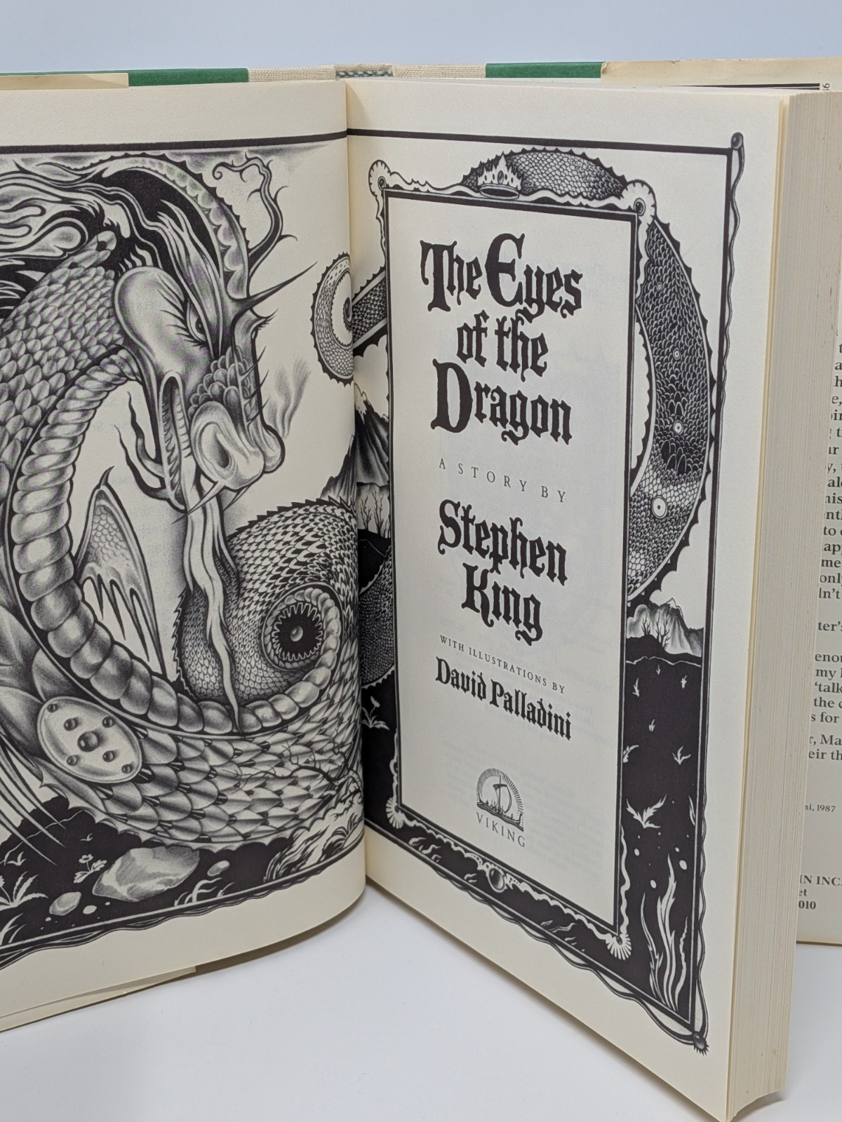 The Eyes of the Dragon by Stephen King 1987 First Edition 1st Print Viking