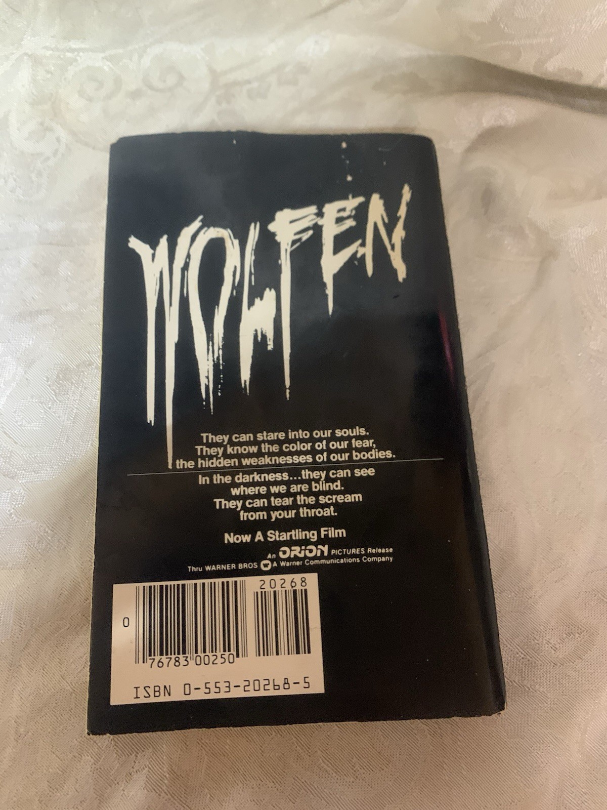 The Wolfen by Whitley Strieber Bantam 1978 Paperback Movie Novel 6th Print