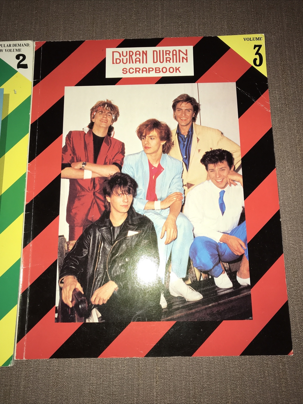 Vintage 80s Duran Duran Scrapbooks Volumes 2 & 3 Softcover Rare UK Editions