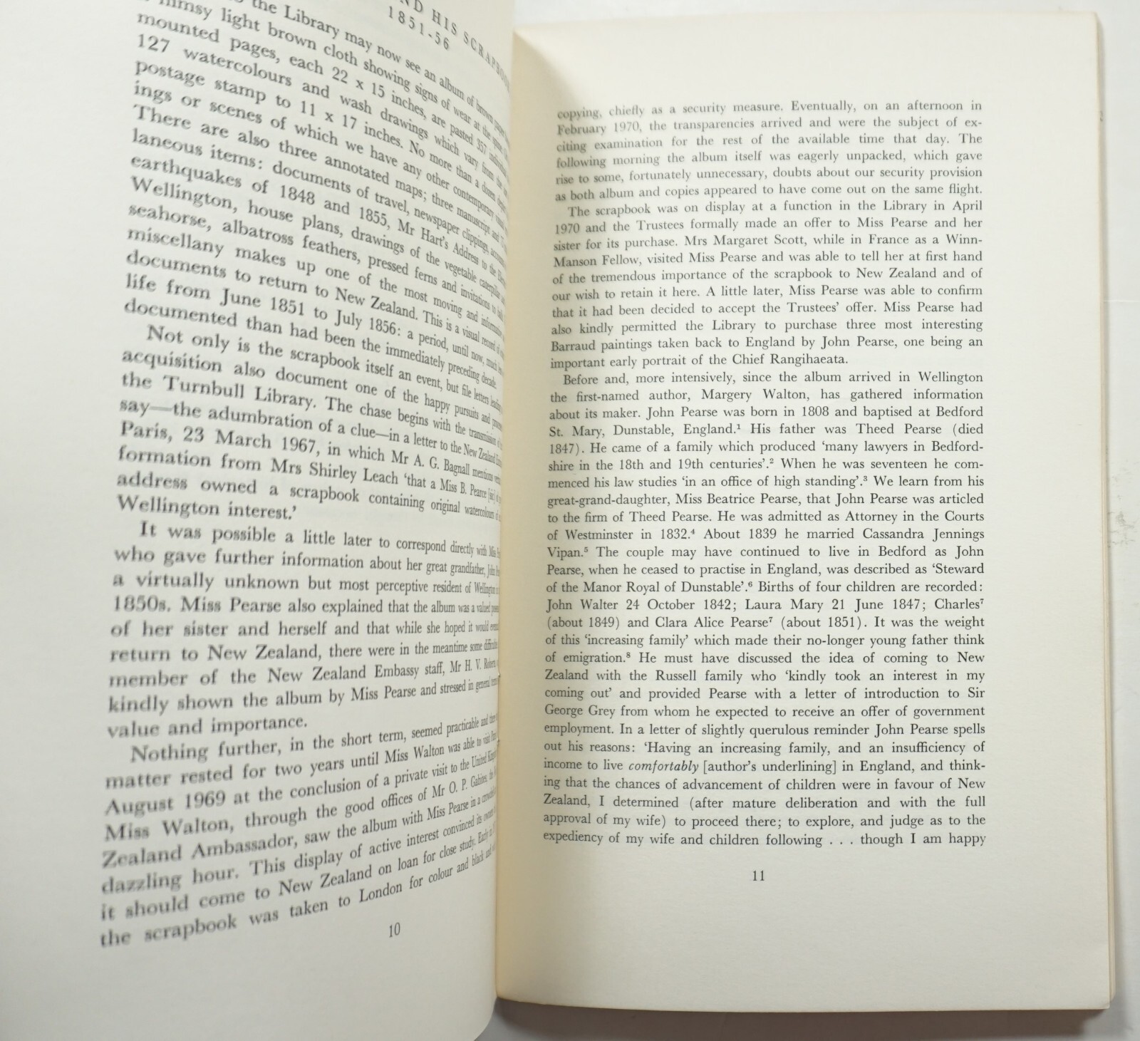 The Turnbull Library Record 5/72 New Zealand History Katherine Mansfield