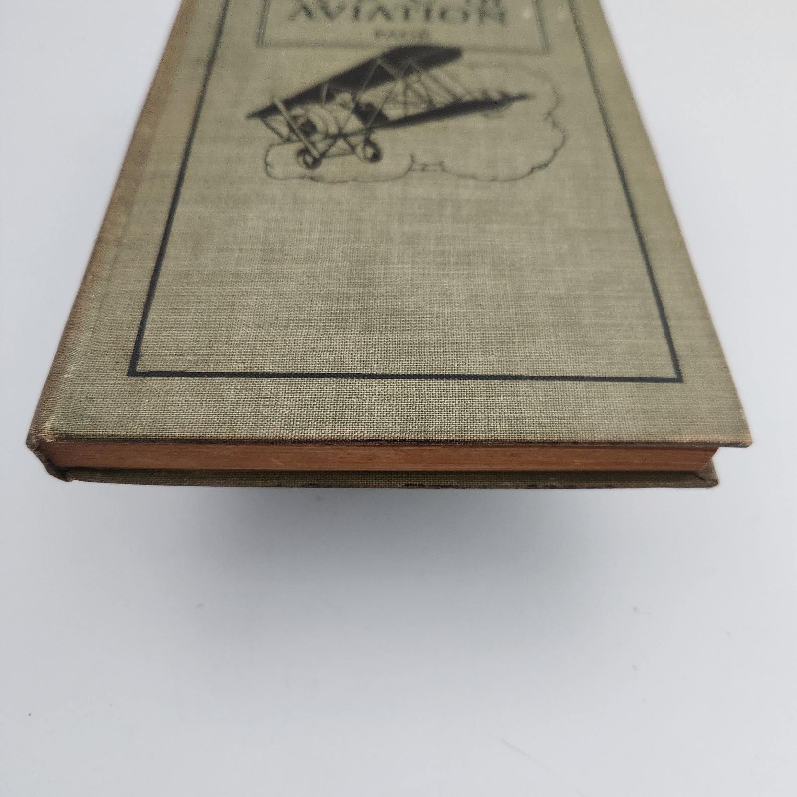 ABC of Aviation 1919 Antique Aircraft Flight Biplane Manual Page First Edition