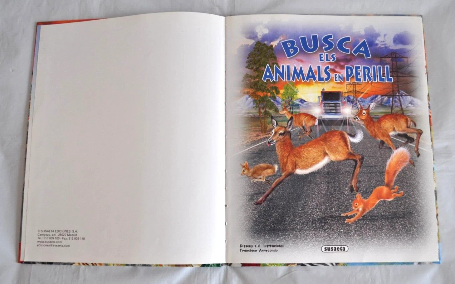 Catalan Language Busca els Animals en Perill Book Hardcover Spain 2002