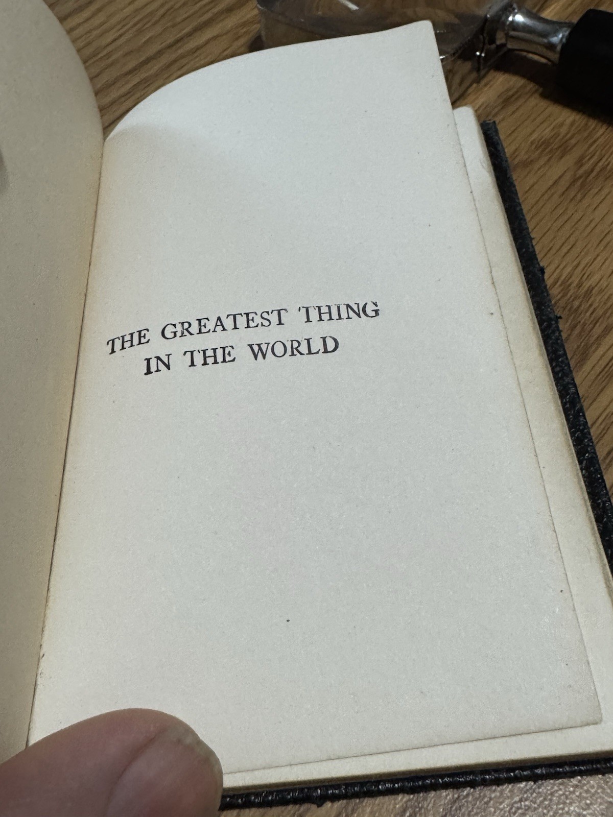 The Greatest Thing in the World Henry Drummond Christian Book 1891 Pocket Book