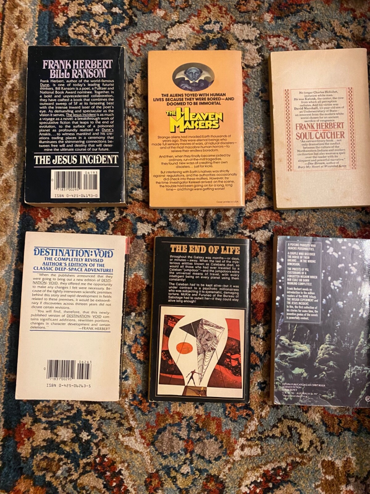 frank herbert vintage book lot