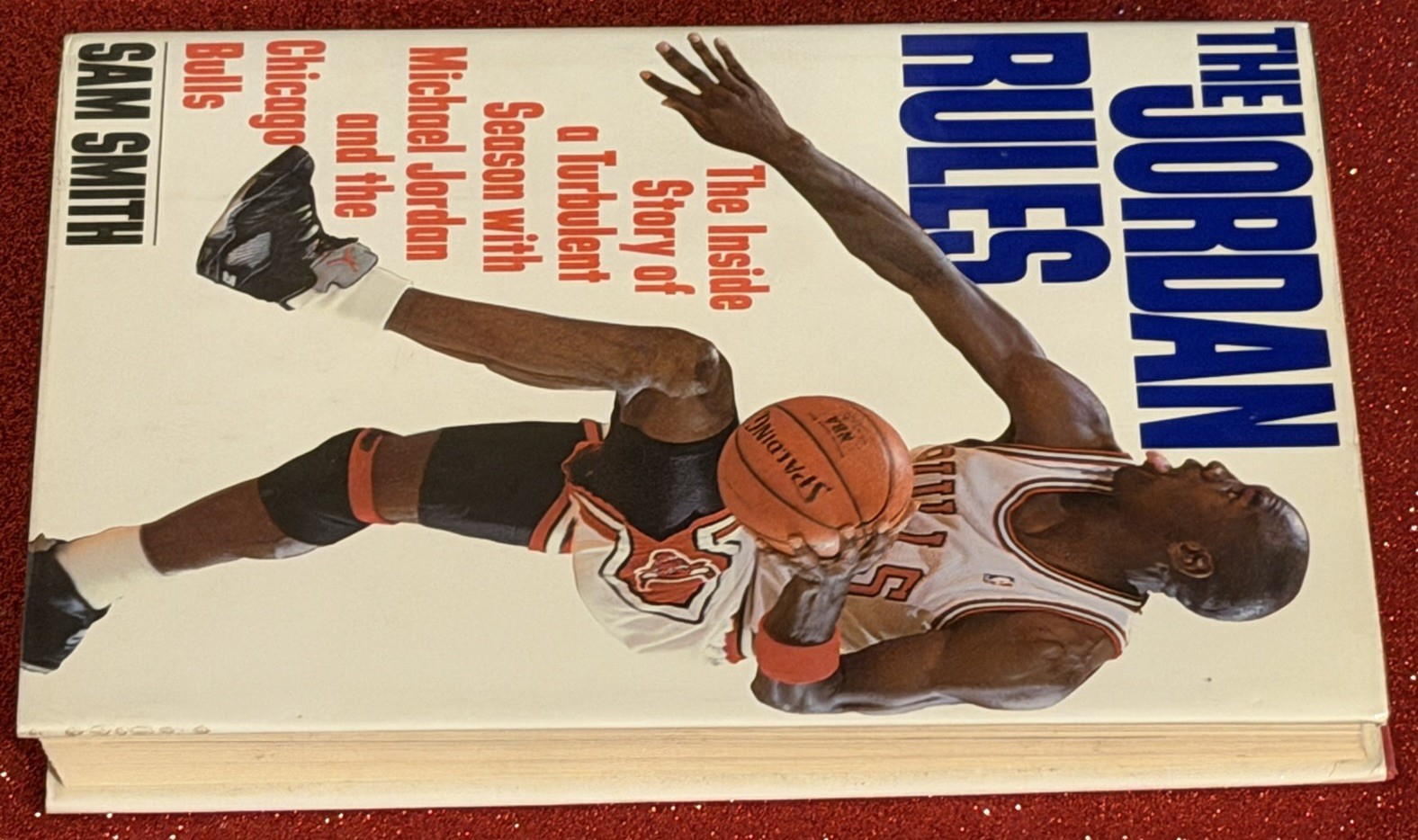 THE JORDAN RULES by SAM SMITH First Edition HARDCOVER 1992 *MICHAEL JORDAN *RARE