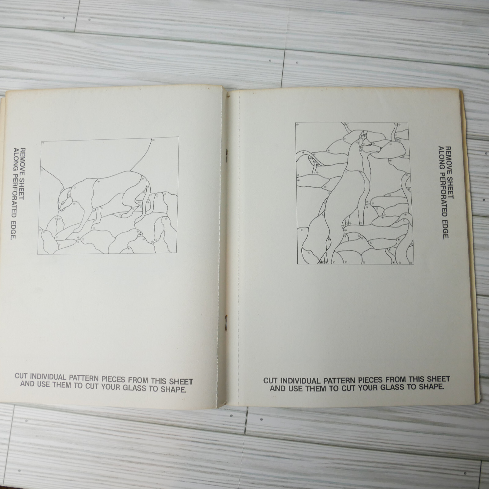 Stained Glass Window Patterns For Beginners Book #4 Hidden House Publications
