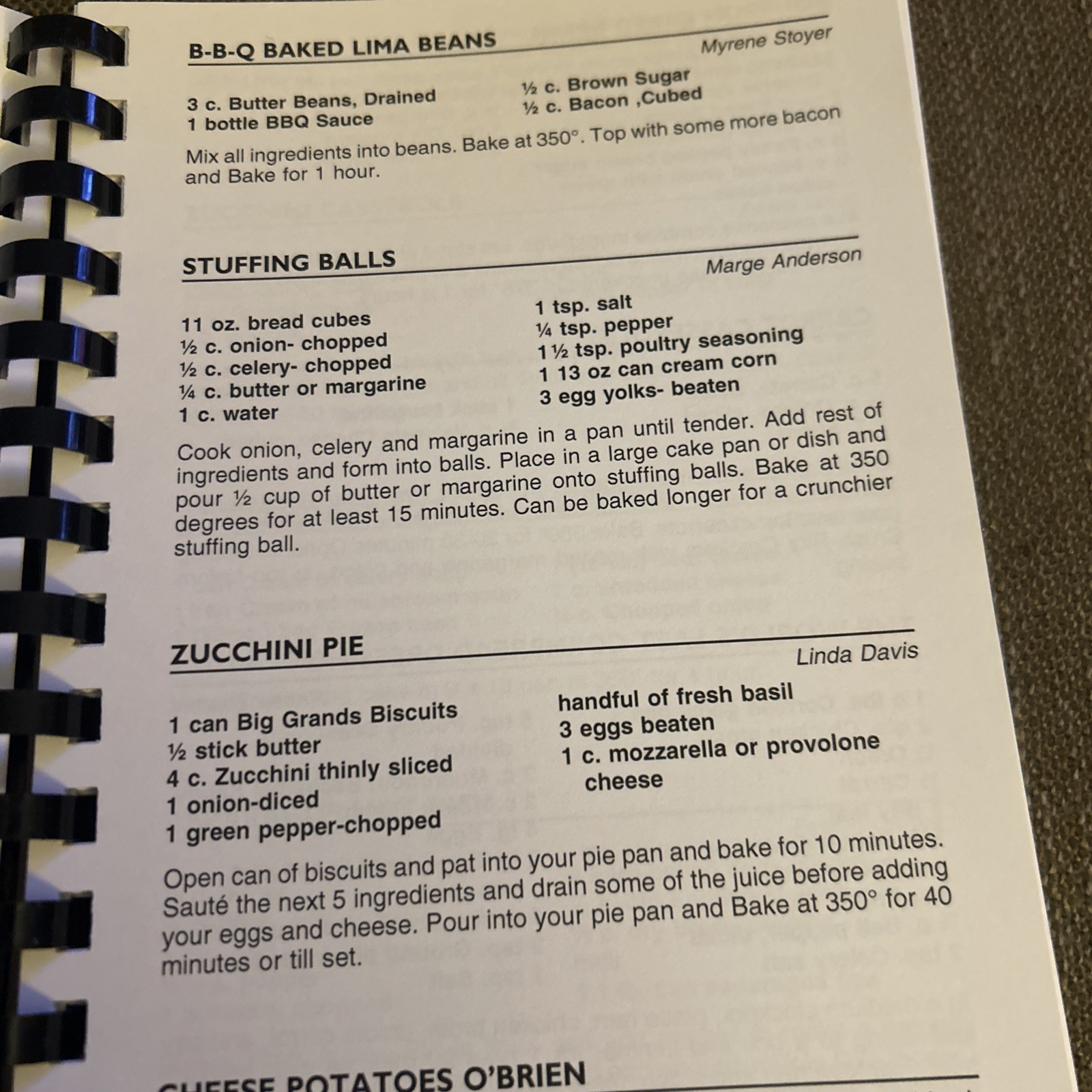 HEIRLOOMS From Our St Paul’s Family Cookbook GREENVILLE, PA ~166 Pages ~ 2009
