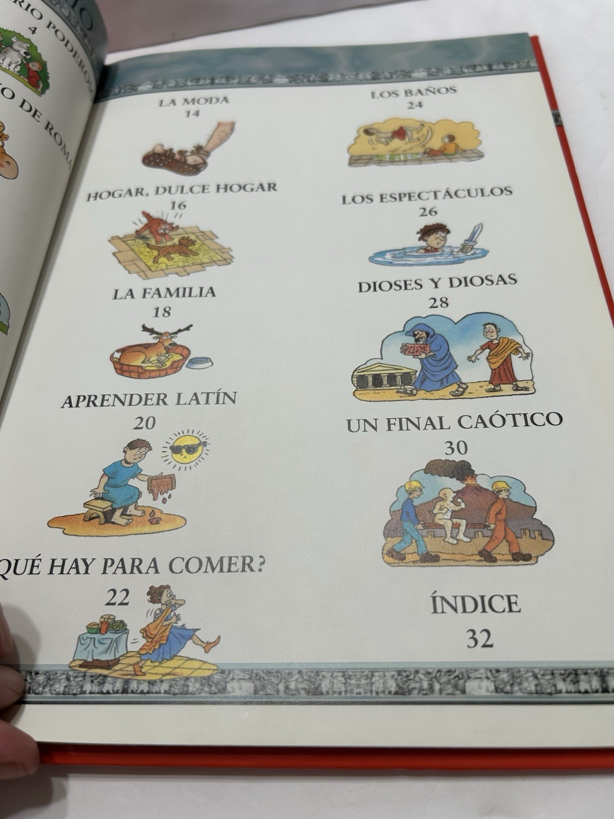 Lot of 2 Spanish Espanol Books Los Romanos Historia Color Hardbacks Children
