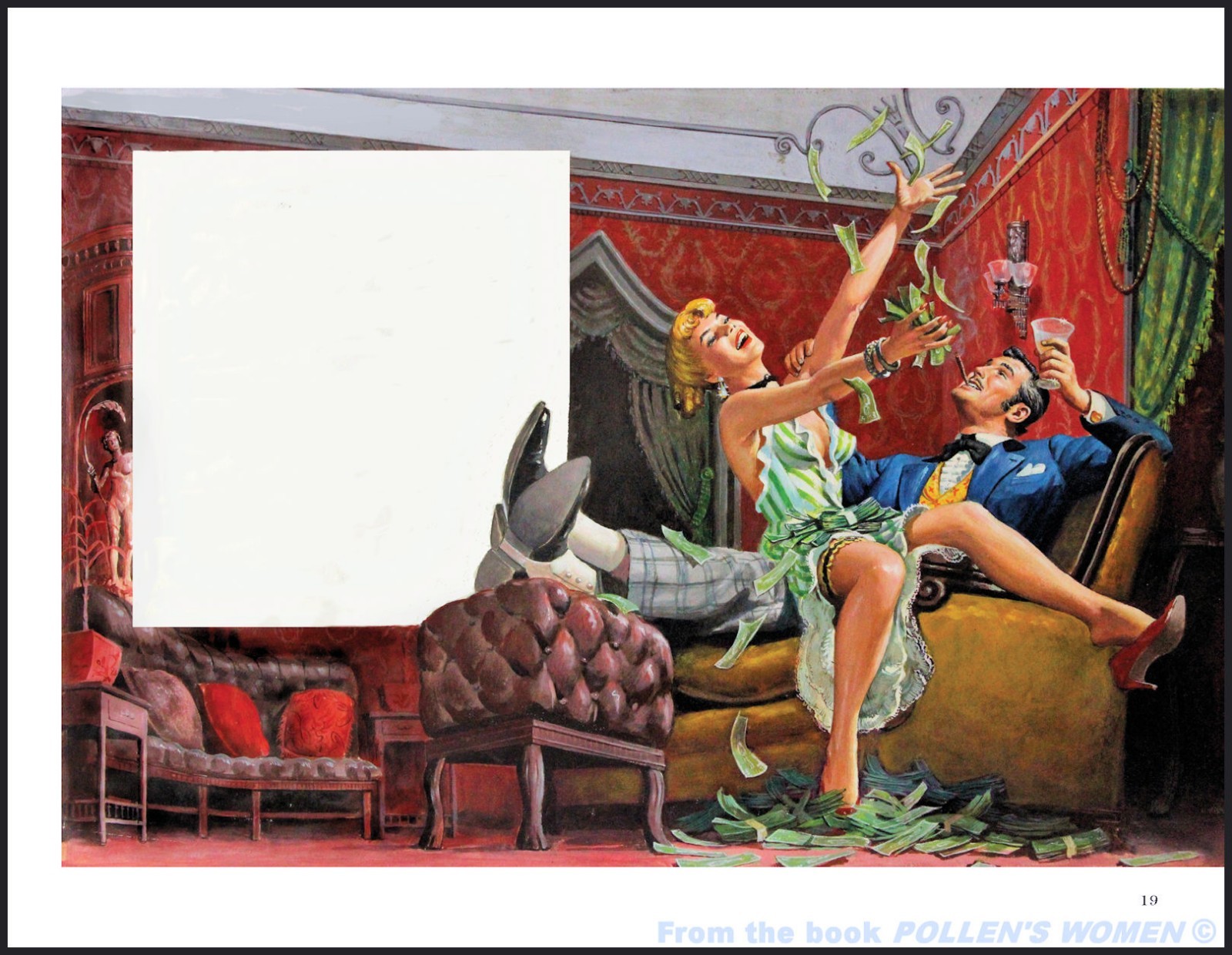 POLLEN’S WOMEN: THE ART OF SAMSON POLLEN – a full color, hardcover pulp art book