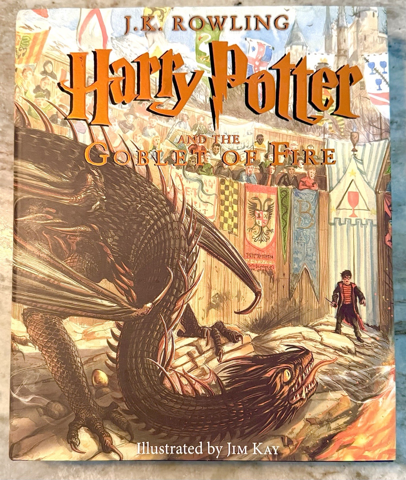 Harry Potter & The Goblet of Fire by J. K. Rowling Illustrated By Jim Kay NEW