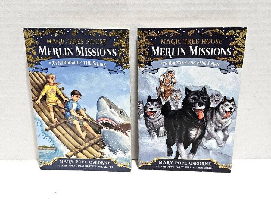 14 Magic Tree House Merlin Missions Mary Pope Osborne 1-7 11 12 15 17 23 25 26