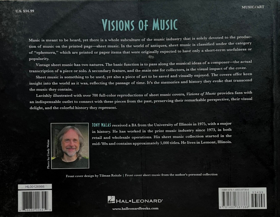 Visions Of Music Sheet Music In The Twentieth Century 322 Pages! Hardbound Book