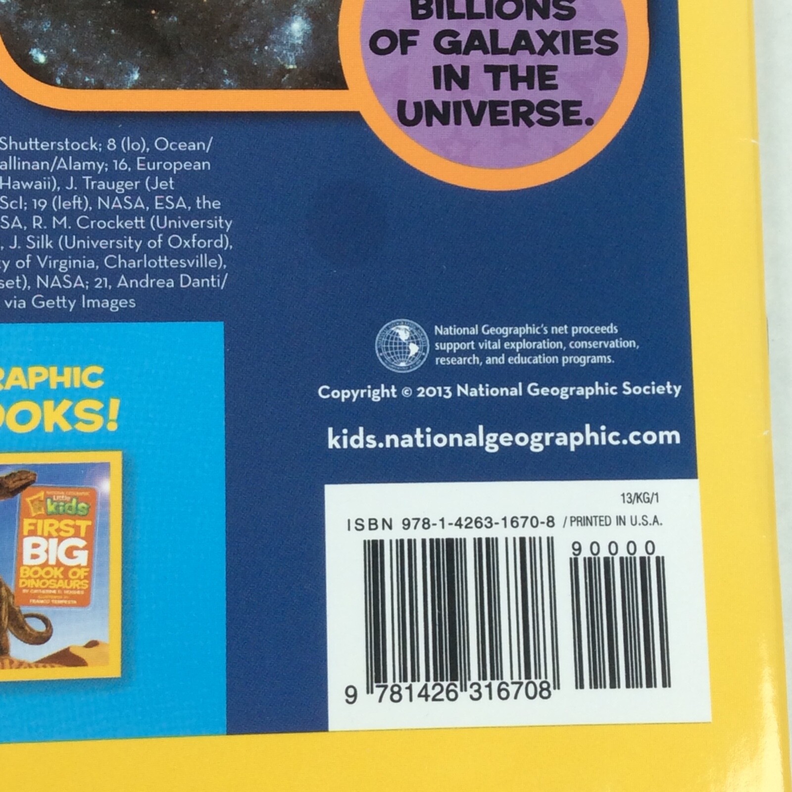 National Geographic Kids Book Of Space By Catherine D Hughes 2013