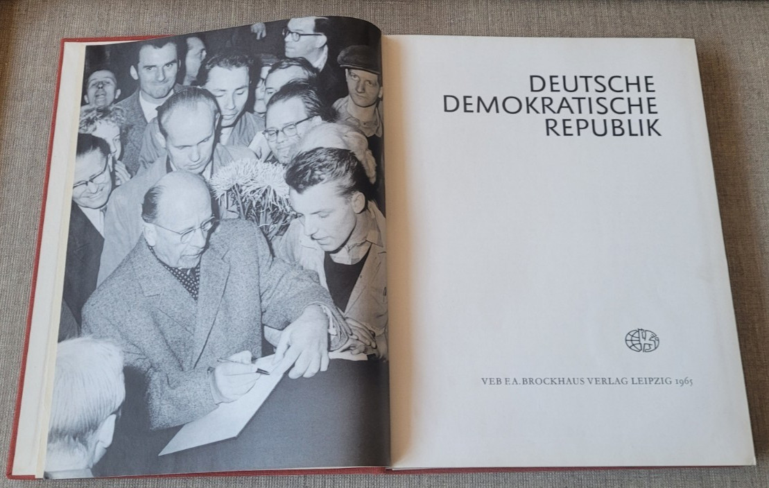 GDR DDR Vintage Rare German Photo Album book 1965