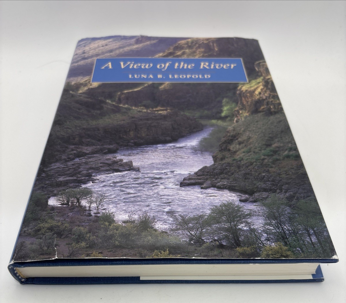 A View of the River by Luna Leopold,(instructive, relavant interesting read 1994