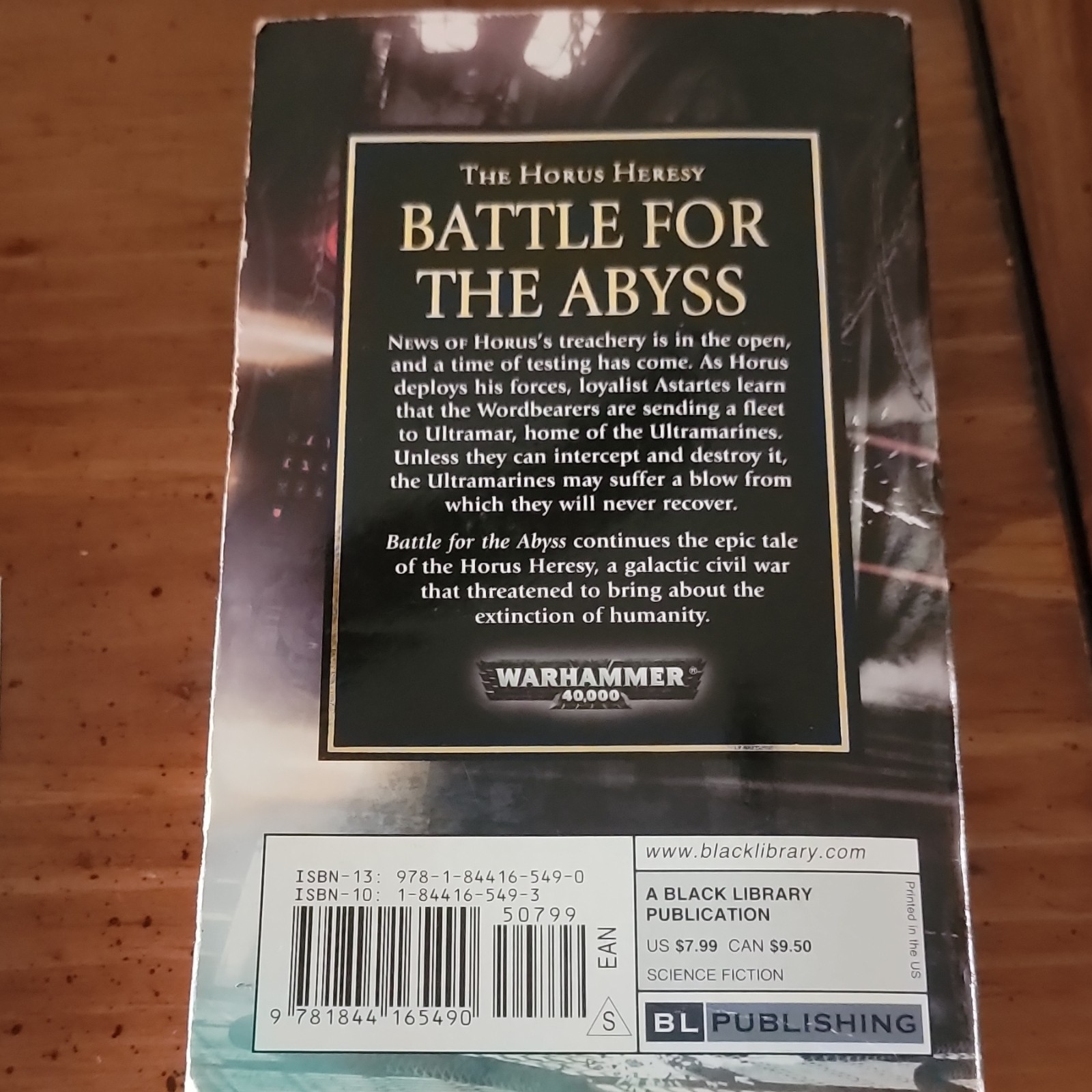The Horus Heresy Battle for the Abyss by Ben Counter (2008, Mass Market)