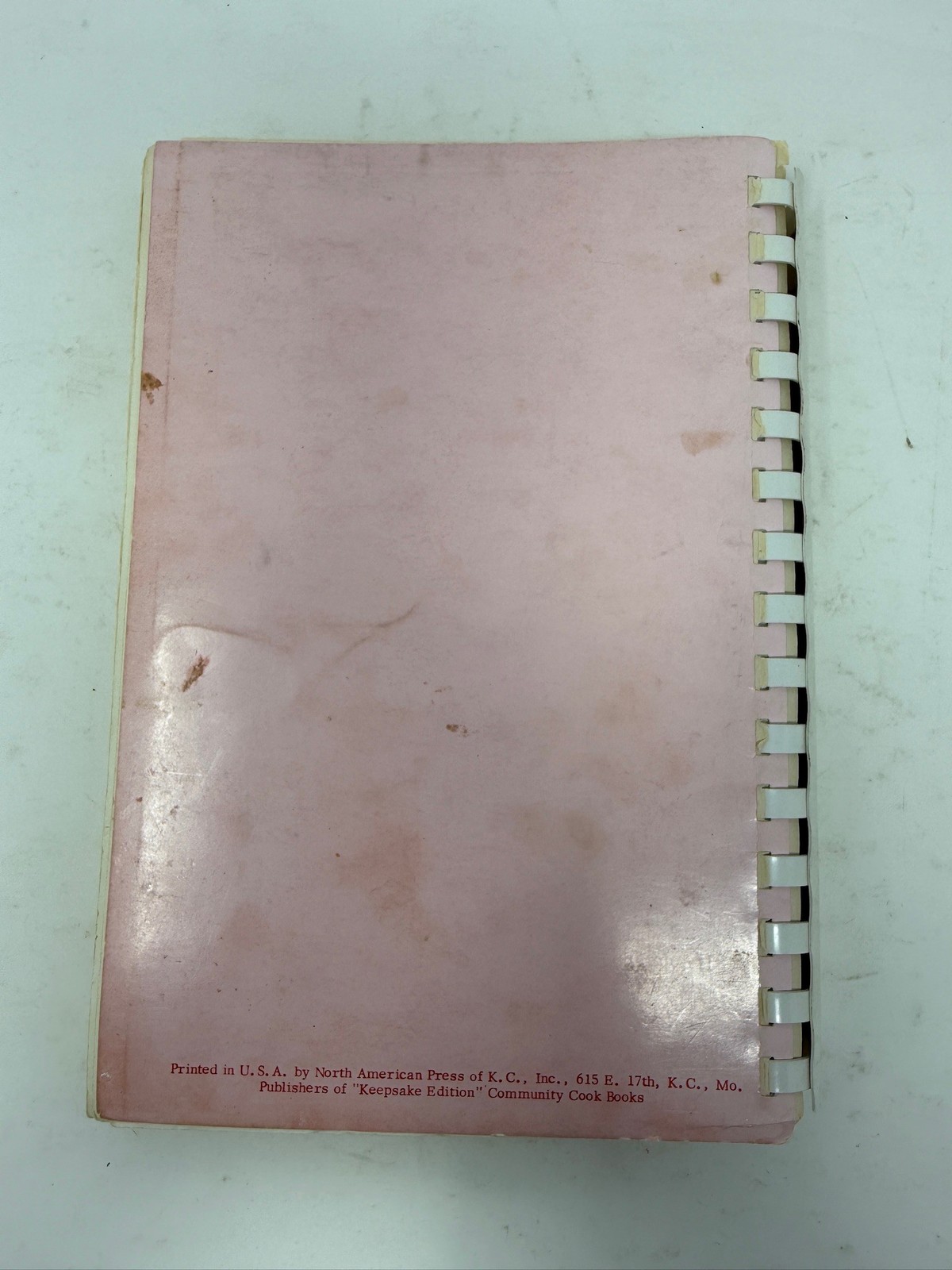A.M.H. Pinafore Cook Book Spiral-Bound Southern California Used