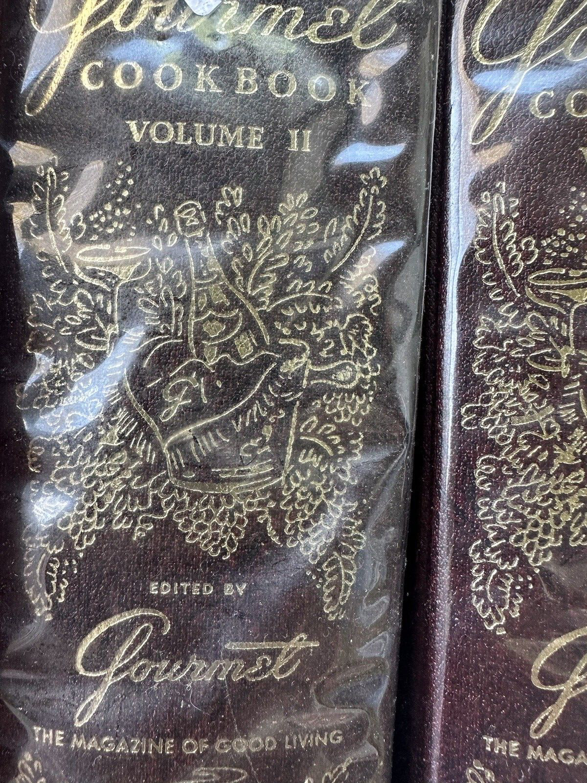 The Gourmet Cookbook Revised: Volume 1 and 2 Set Hardcover Boxed 1971 Vintage