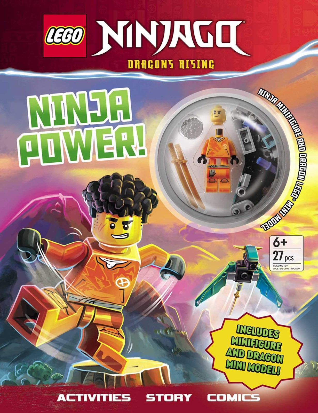 LEGO NINJAGO: Ninja Power! (Activity Book with Minifigure) – paperback AMEET…