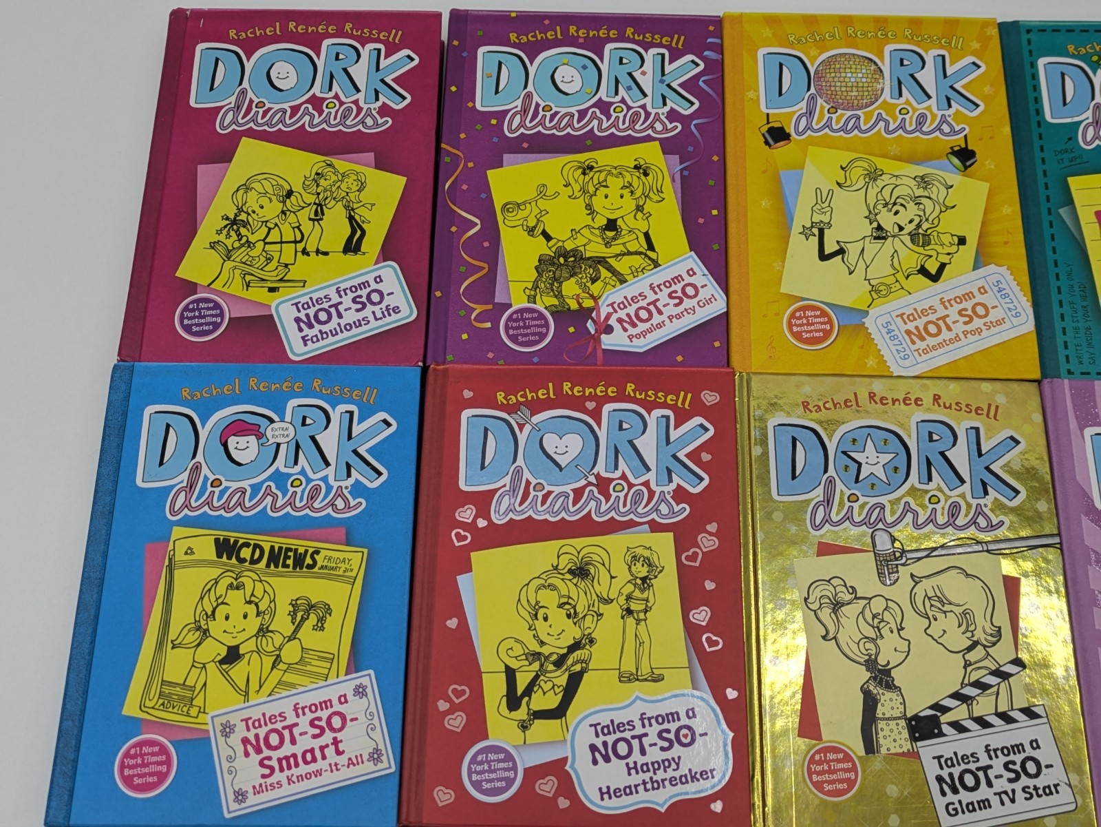 Dork Diaries Squee-Tastic Collection Books 1-10 + 3 1/2 Rachel Renee Russell 11