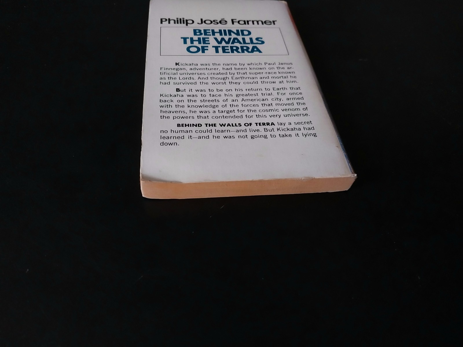 Philip Jose Farmer – Behind the Walls of Terra – Ace Books First Edition 1970