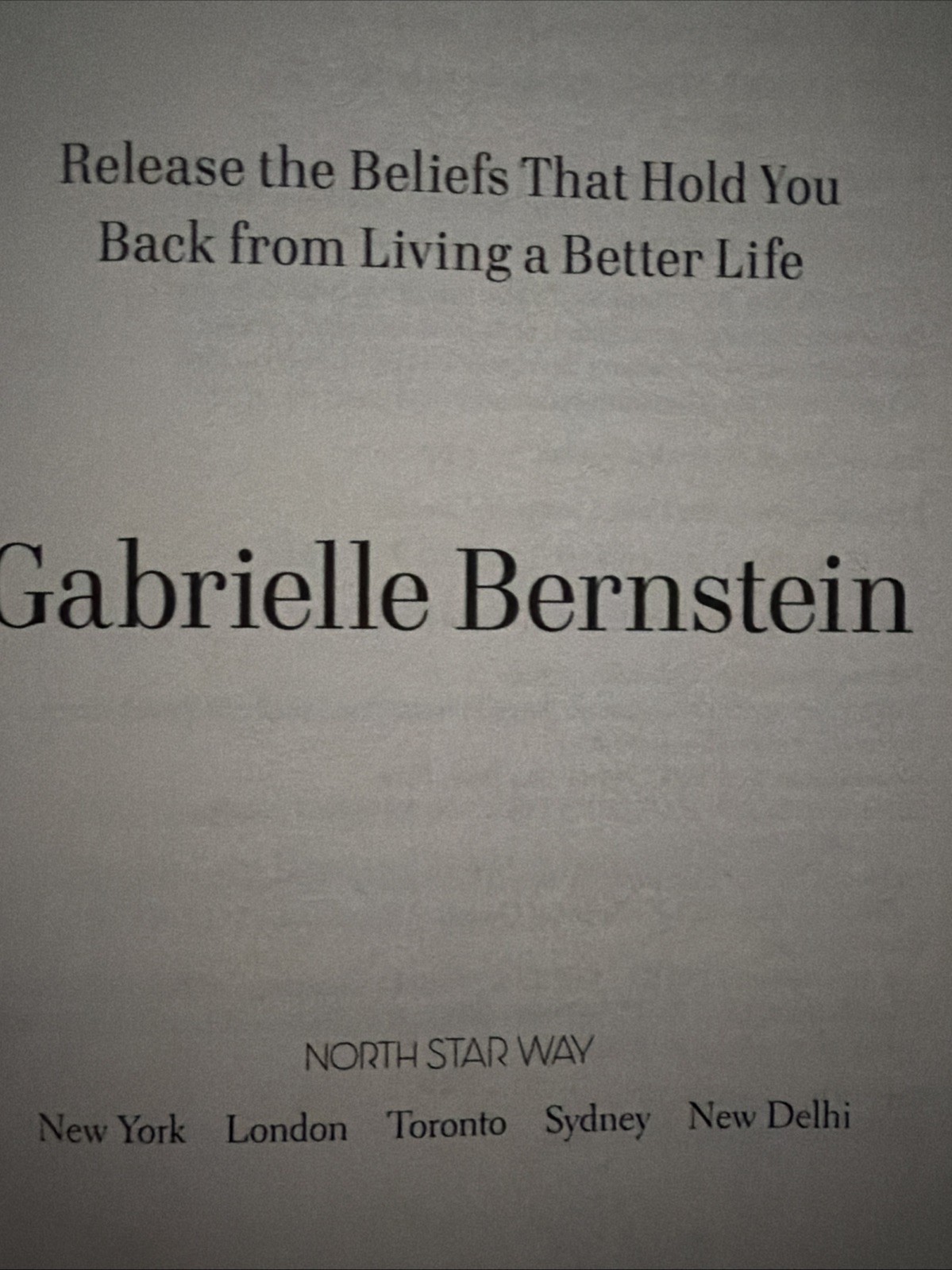 Gabrielle Bernstein JUDGEMENT DETOX & JOURNAL Bundle, 2018 HCDJ, North Star Way