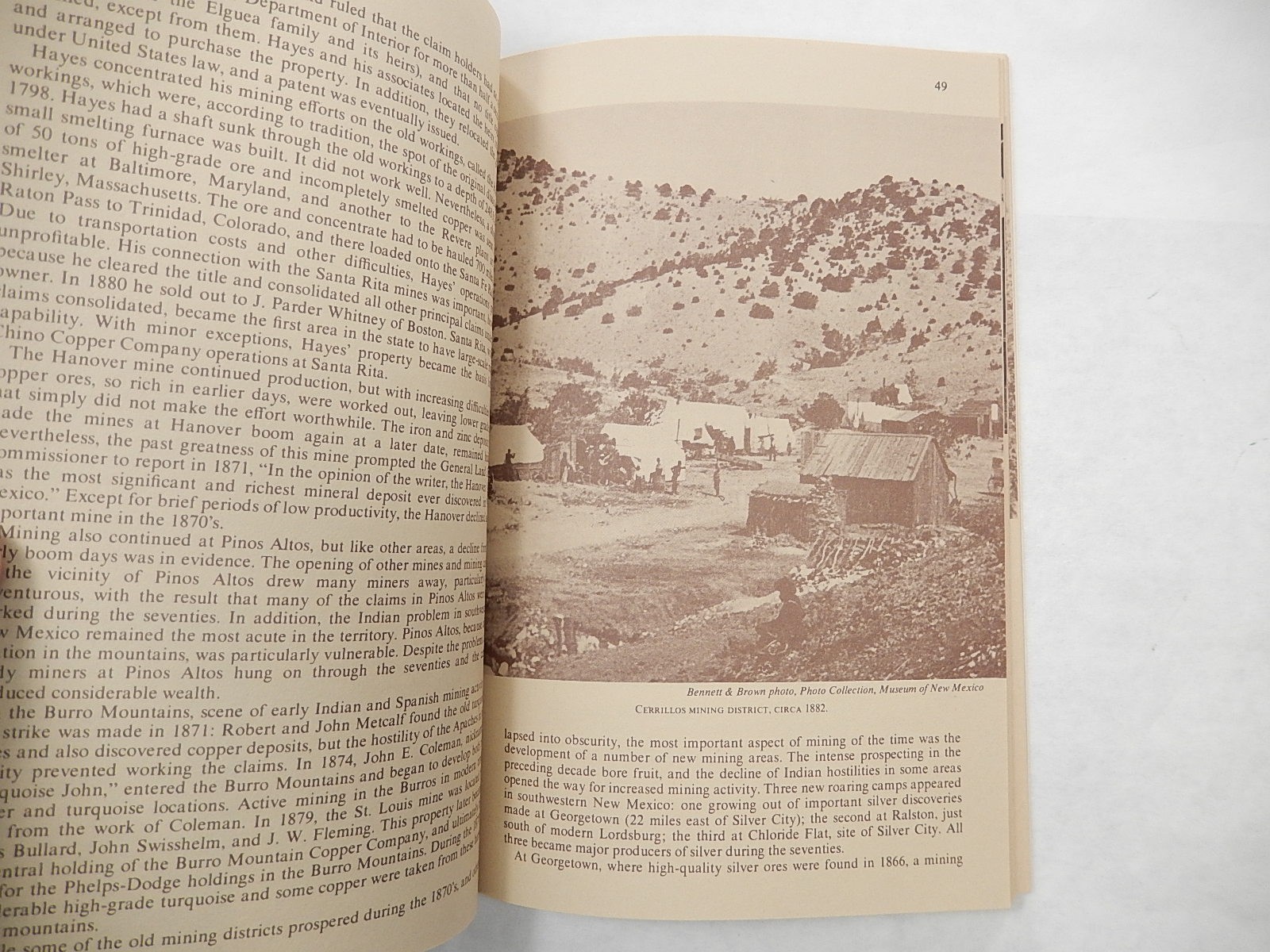 The Story of Mining in New Mexico by Paige W. Christiansen, 1974, Bureau Mines