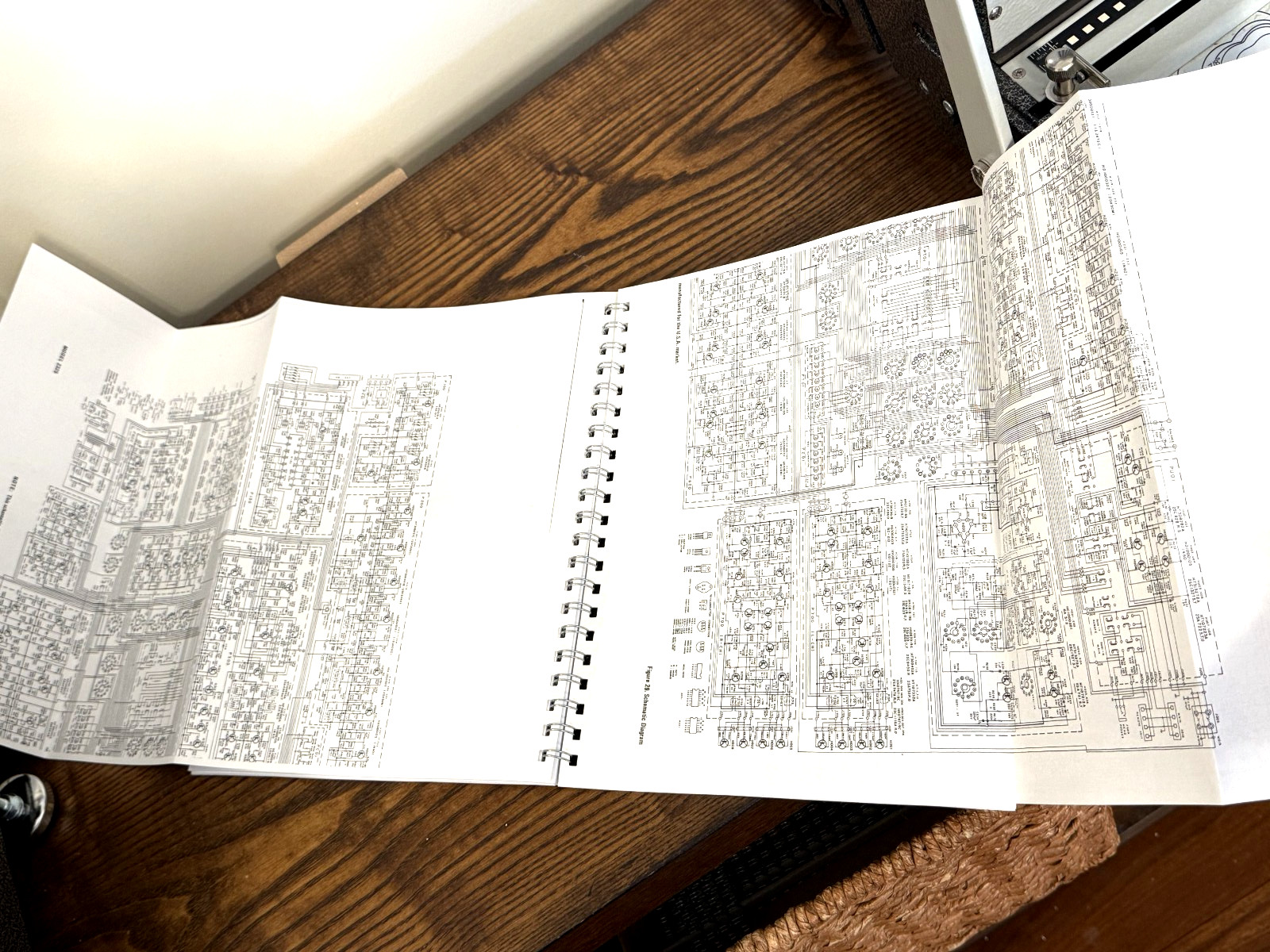MARANTZ 2325 RECEIVER SERVICE MANUAL , BOUND, TOUGH COVERS, FOLDOUT DIAGRAMS