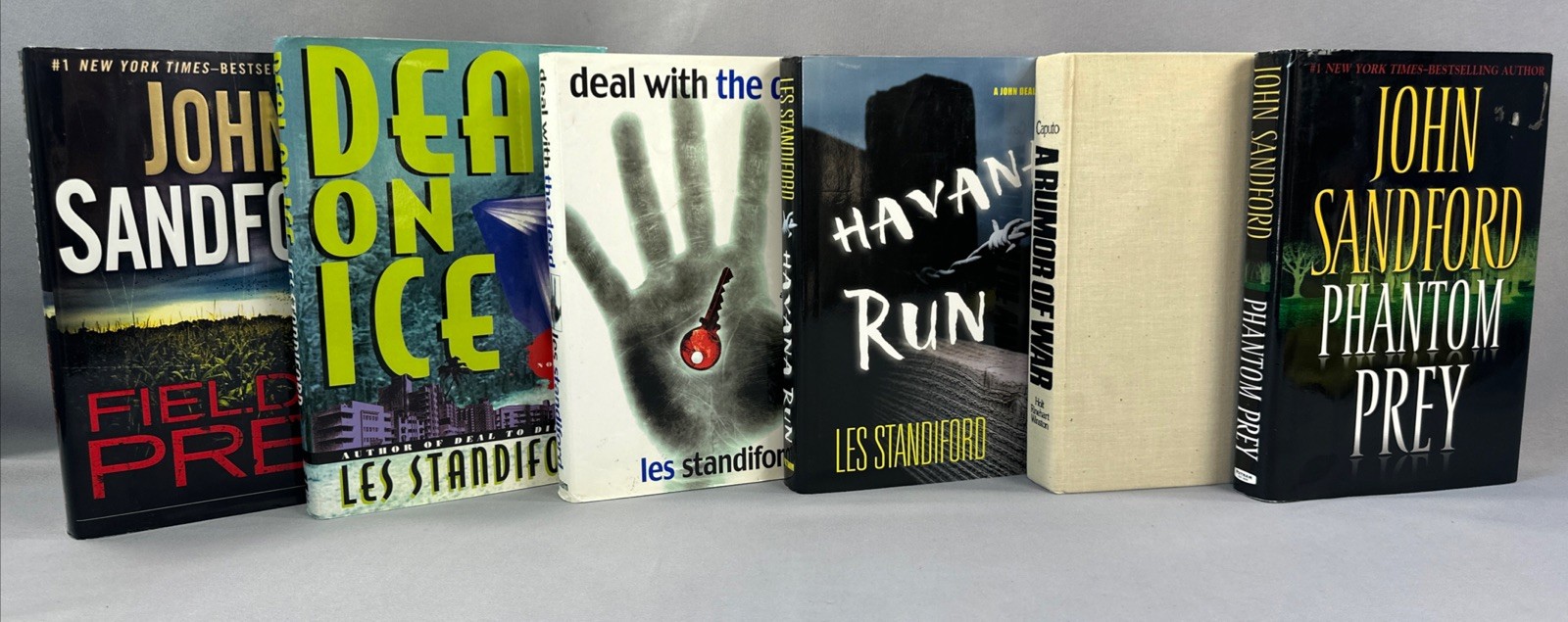 Lot Of 6- Novels Mixed Authors, Genres And Titles Hardcover Books