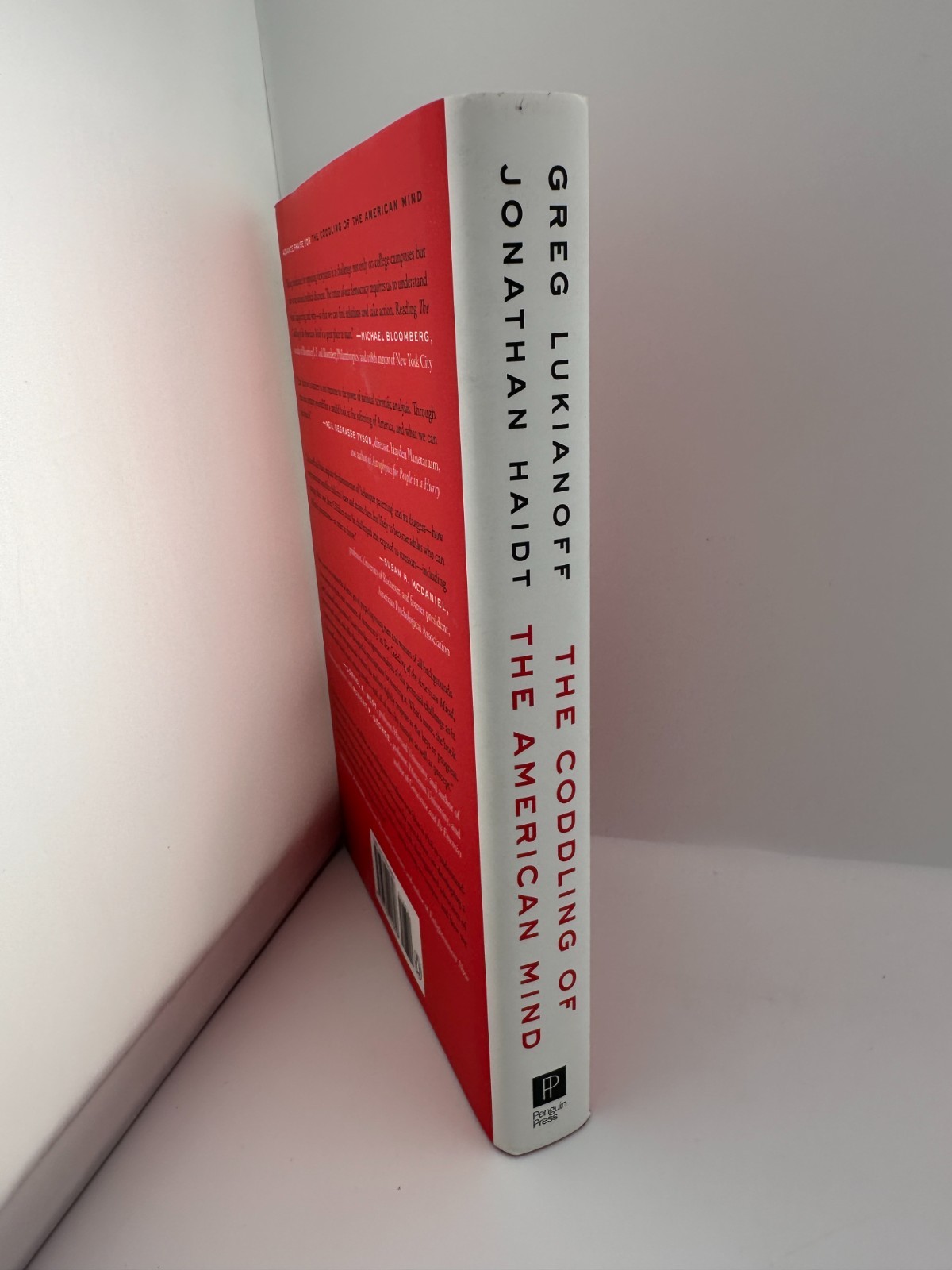 Coddling of the American Mind Lukianoff Haidt HC 2018 Politics Psychology