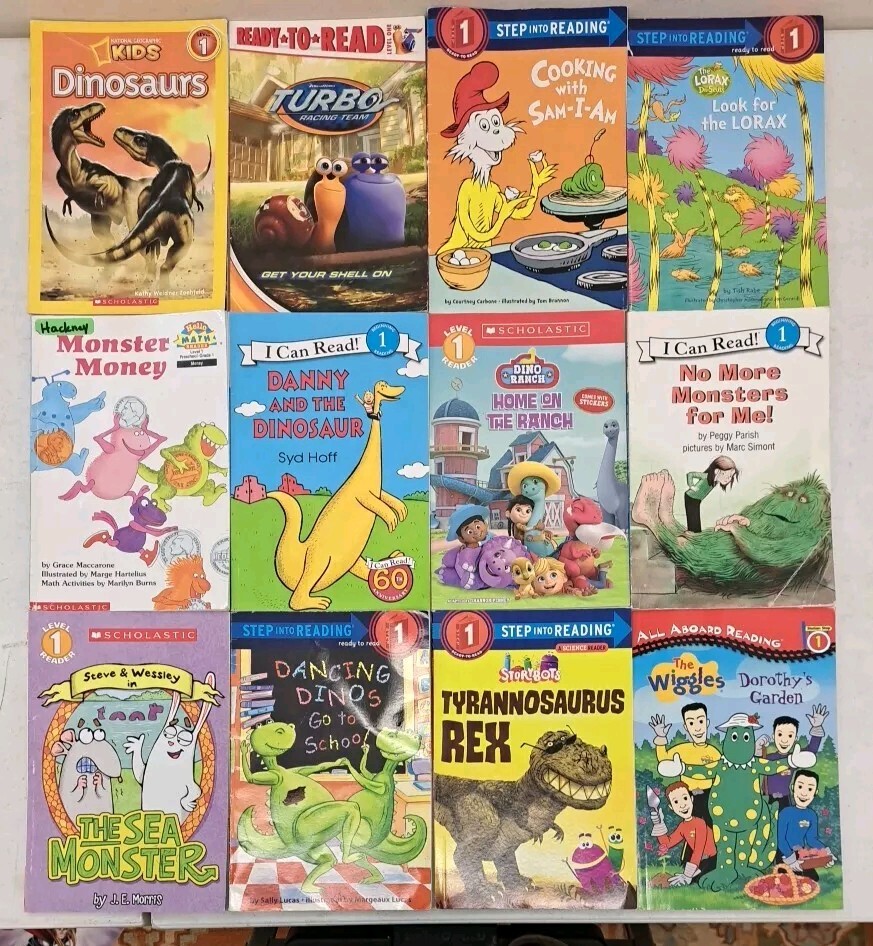 Level 1 Readers-Dinosaurs/Fun Monsters/Strange Creatures-Lot Of 12