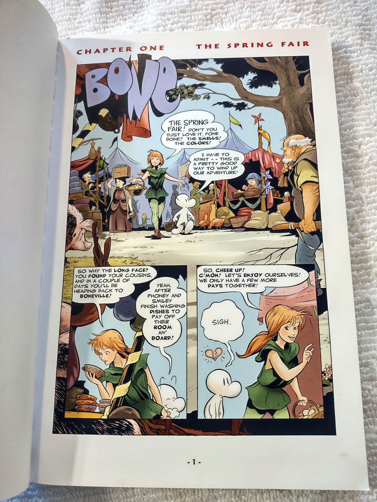 Bone: The Great Cow Race. Scholastic Books. 132 Pages.