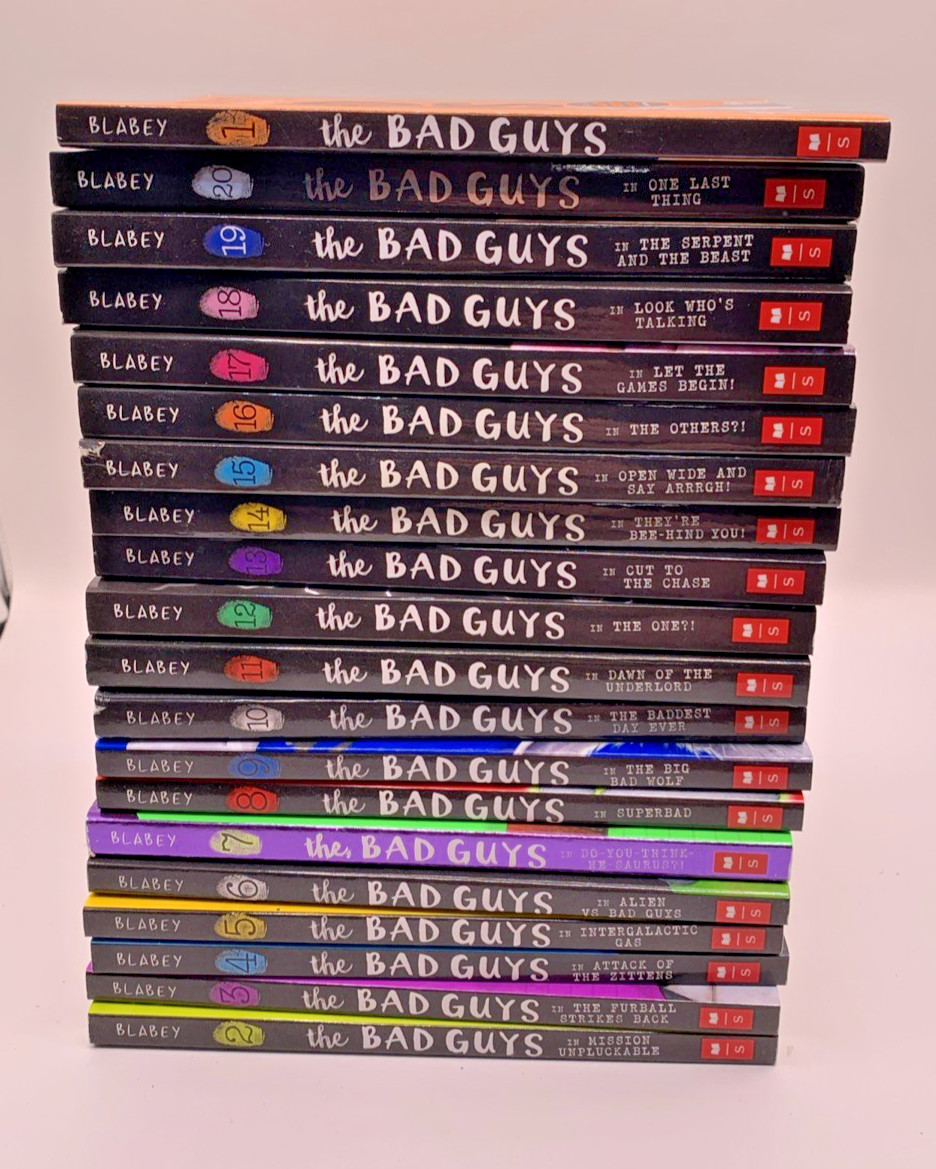 The Bad Guys Complete Series Books 1-20 Set Aaron Blabey PB Like New