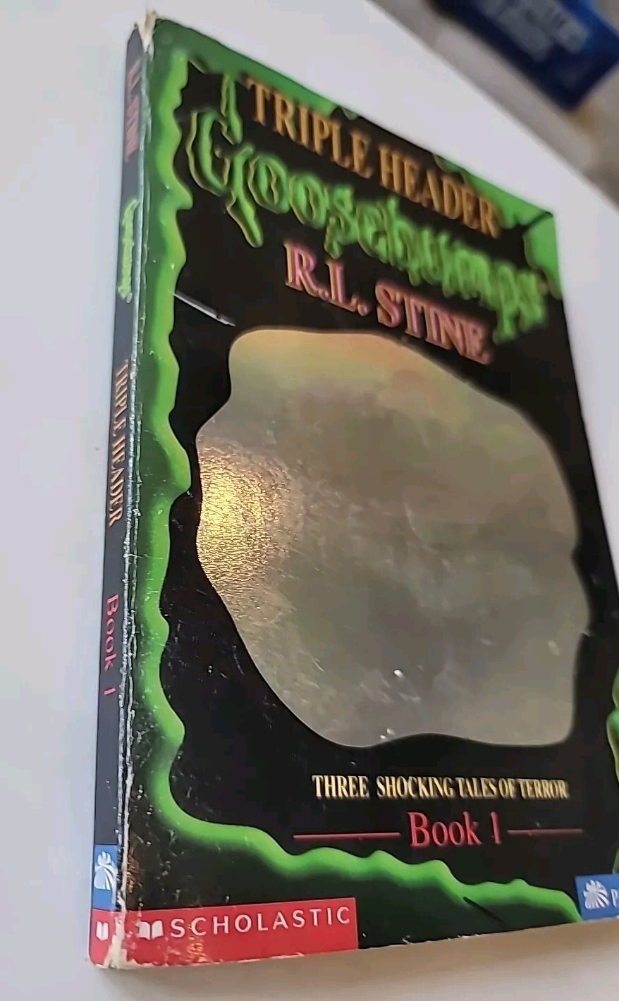 Goosebumps Book 1 Triple Header Book 1 R. L. Stine 1996 Scholastic 1st Ed Holo