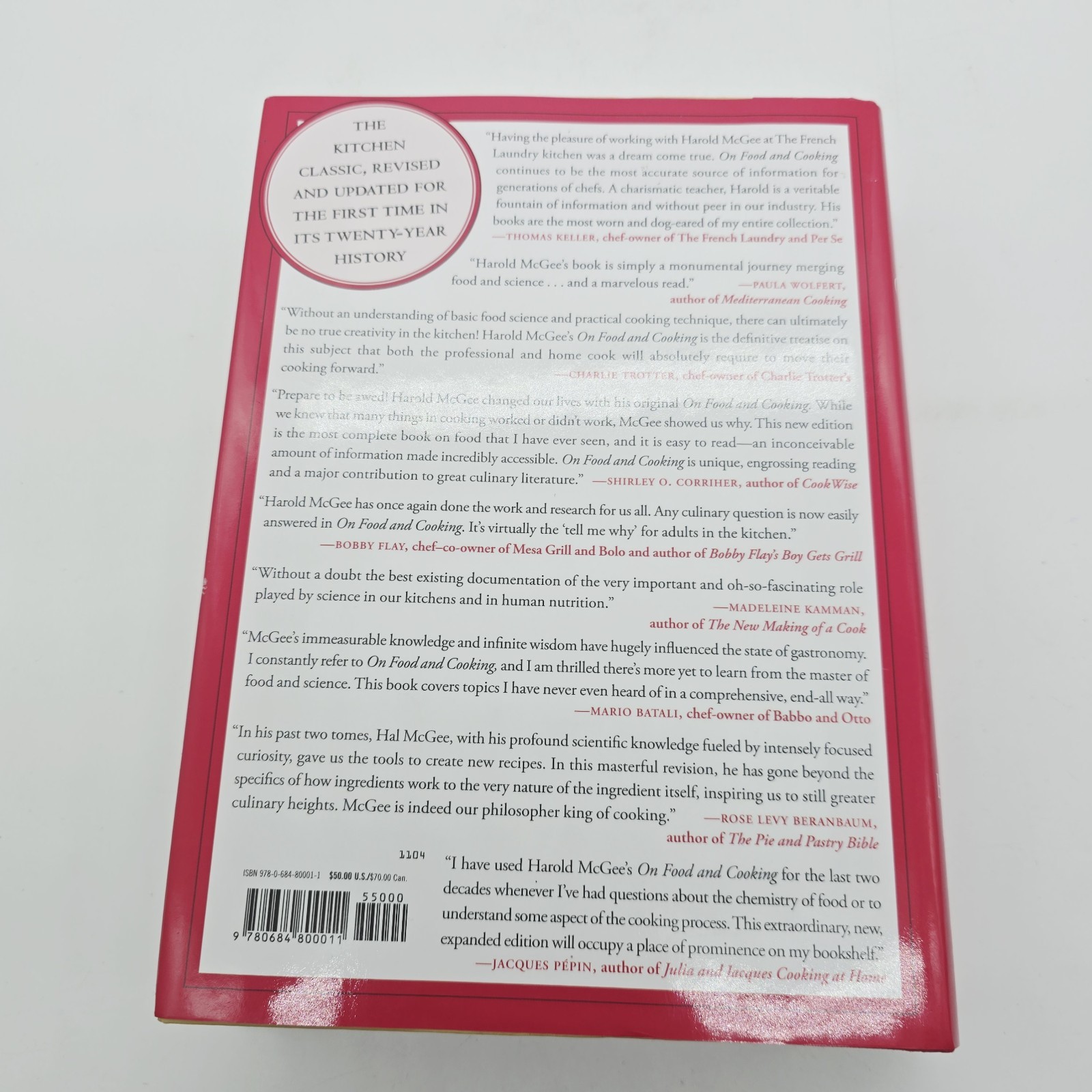 On Food and Cooking : On Food and Cooking by Harold McGee (2004, Hardcover)