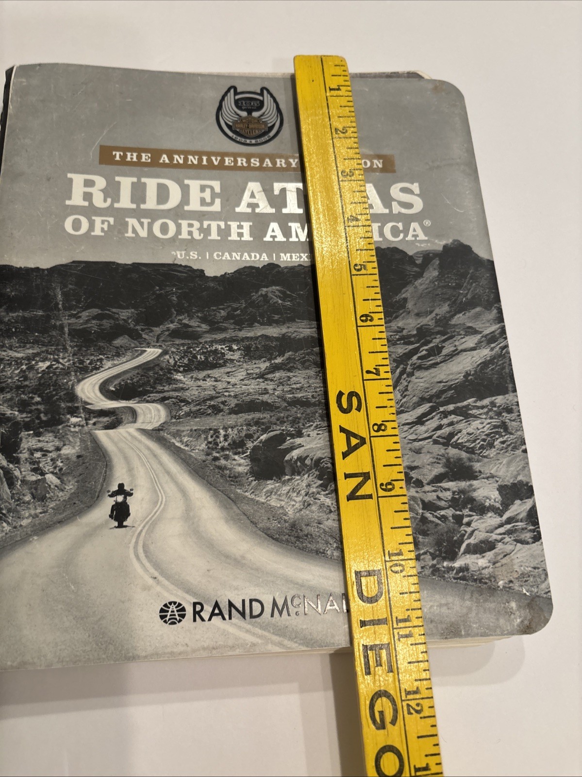 Rand McNally Harley Davidson Ride Atlas of North America The Anniversary Ed 2008