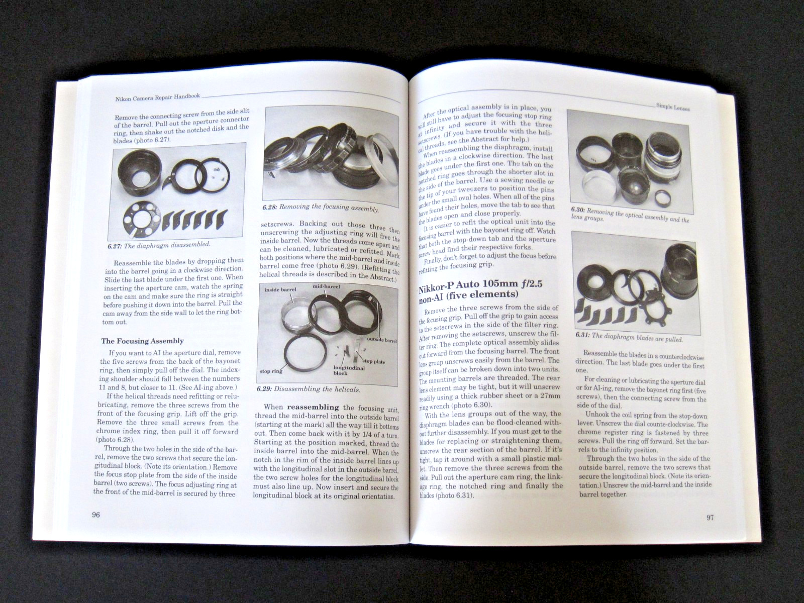 Nikon Camera Repair Handbook: Repairing & Restoring Collectible Nikon Cameras