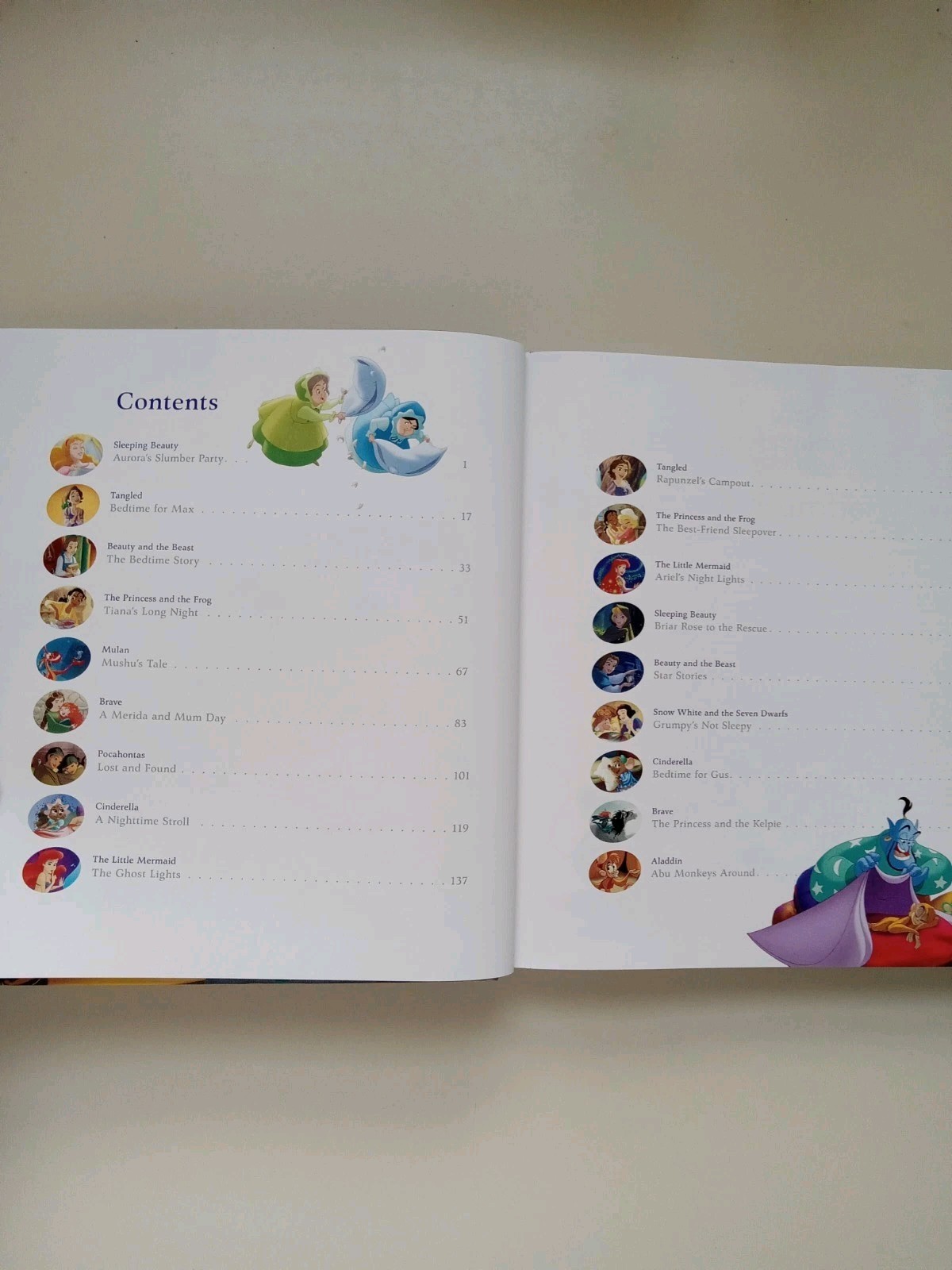 Princess Bedtime Stories-2nd Edition by Disney Books (2017, Hardcover)