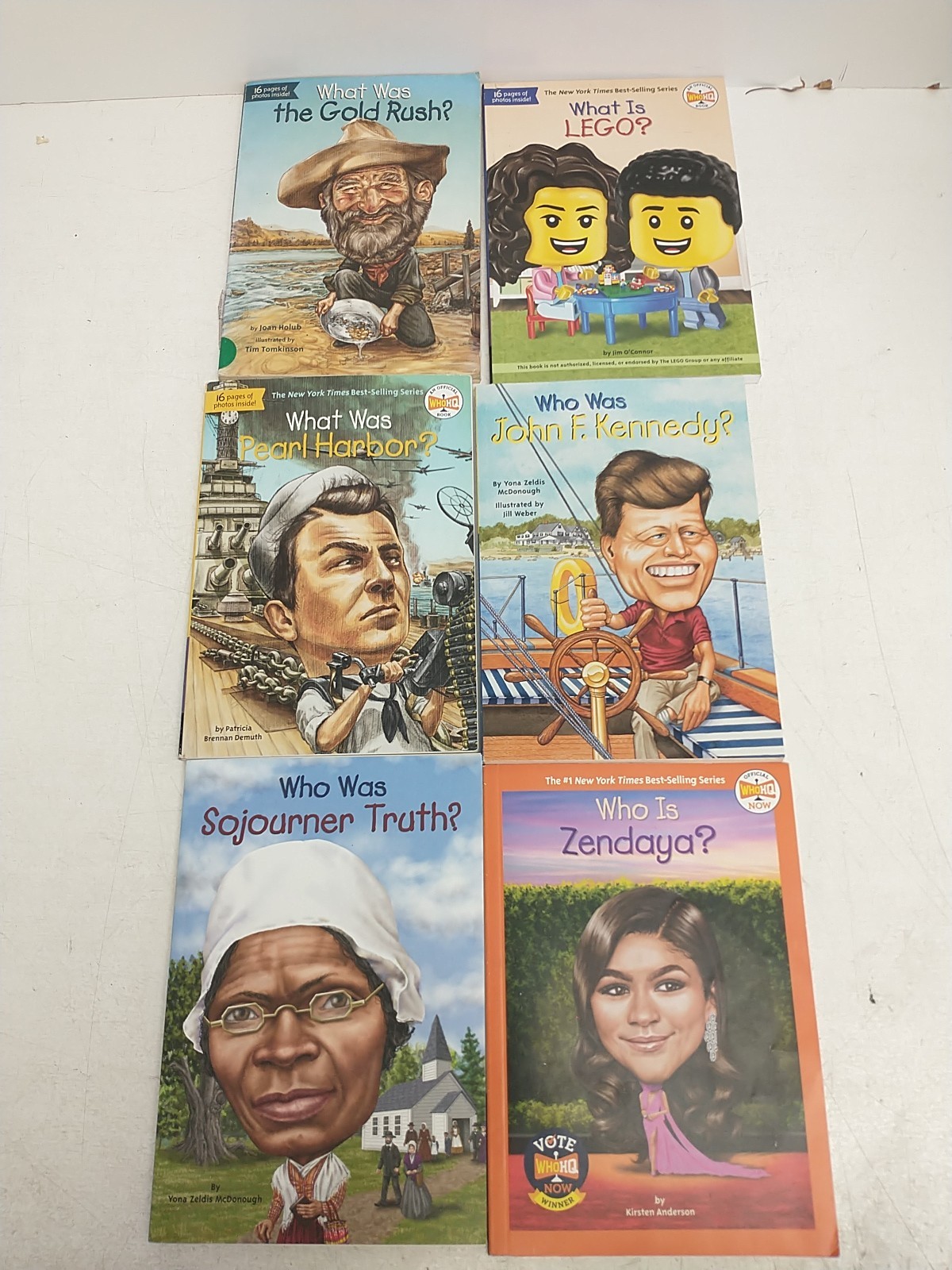 Lot Of 31 Who HQ Books – “Who Is “/” What Was”/ “Where Is” Paperback Stories