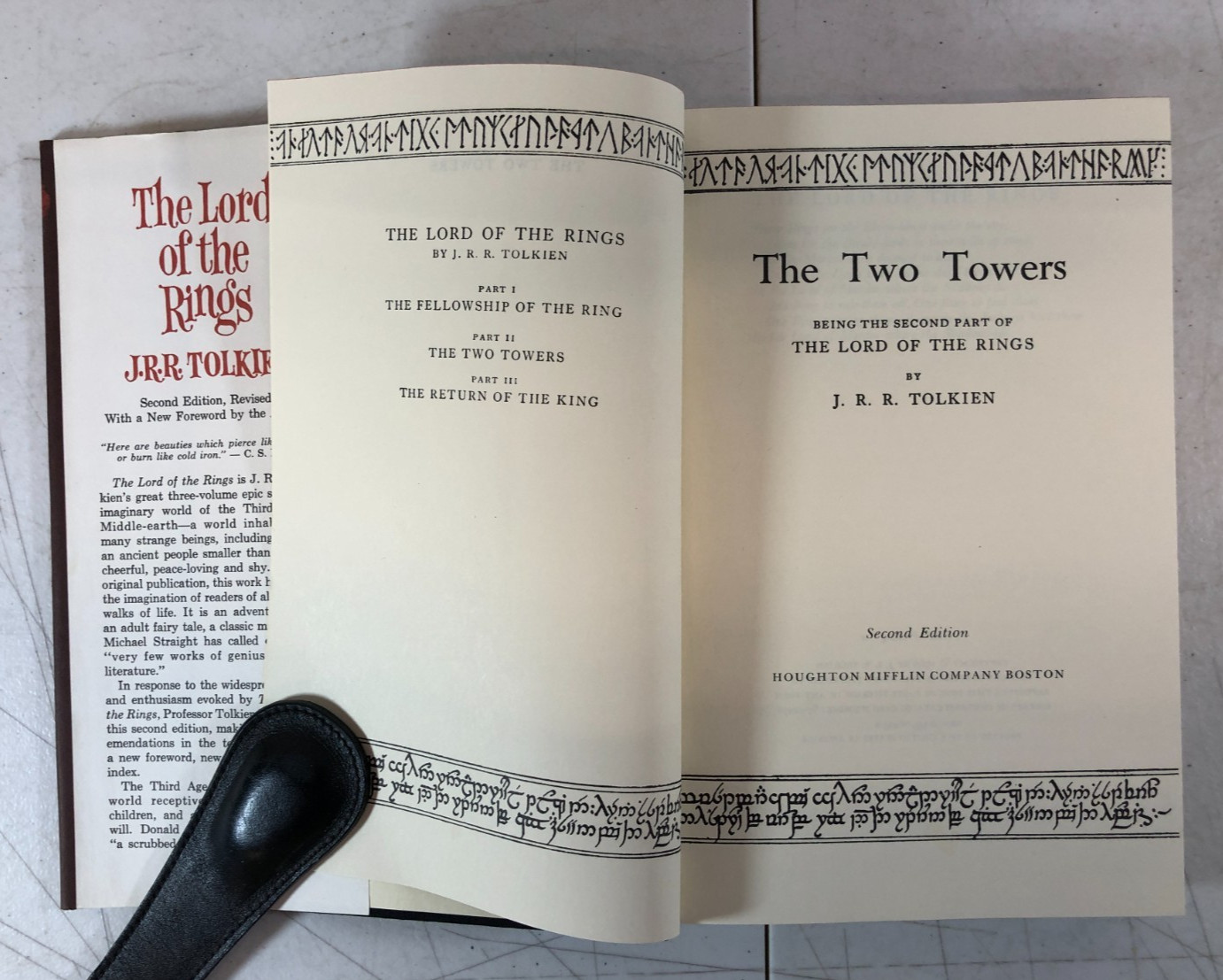 Lord Of The Rings Trilogy J.R.R. Tolkien 2nd Second Edition Maps 1965 Box Set