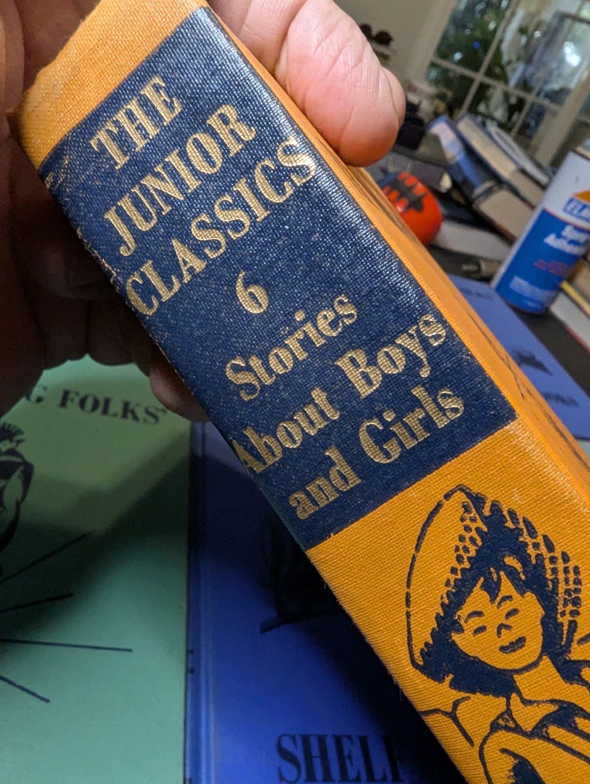 Lot of 6 Collier’s Junior Classics Young Folks Shelf of Books 1959 2,3,5,6,7 & 9