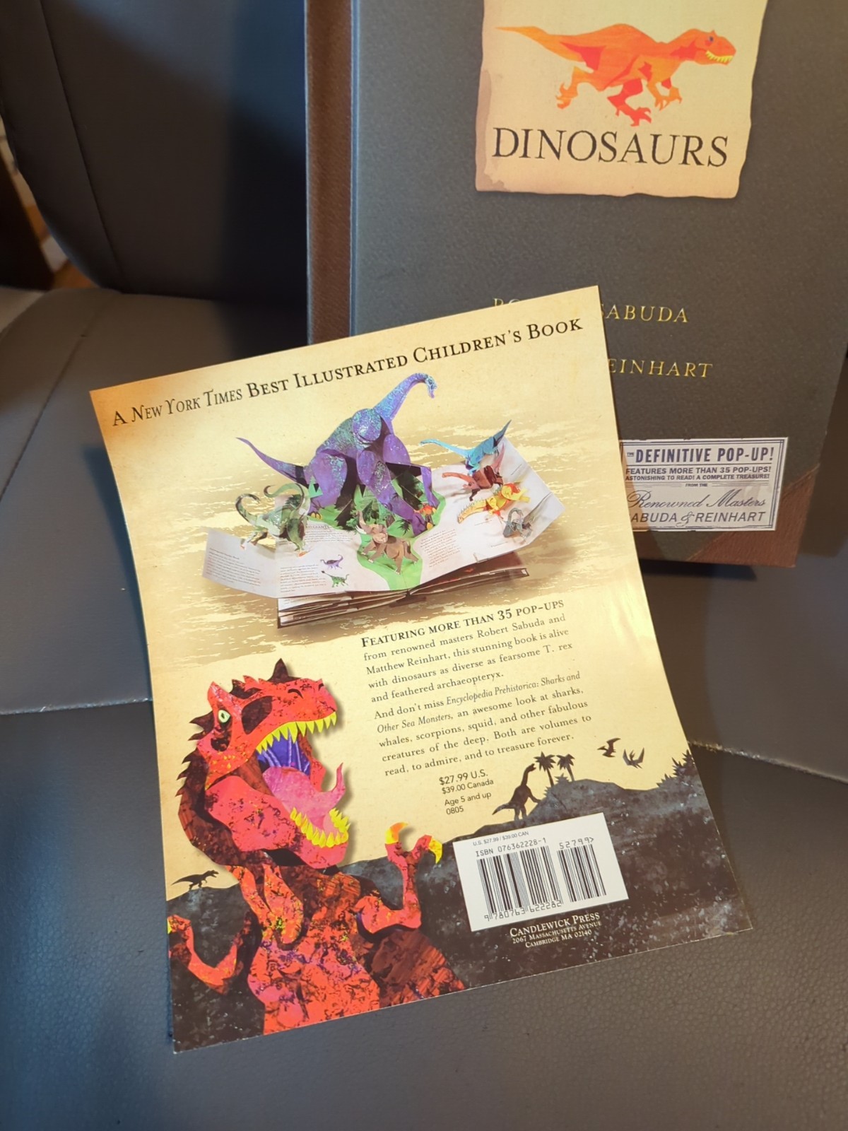Encyclopedia Prehistorica Dinosaurs Pop-Up Book Matthew Reinhart Robert Sabuda