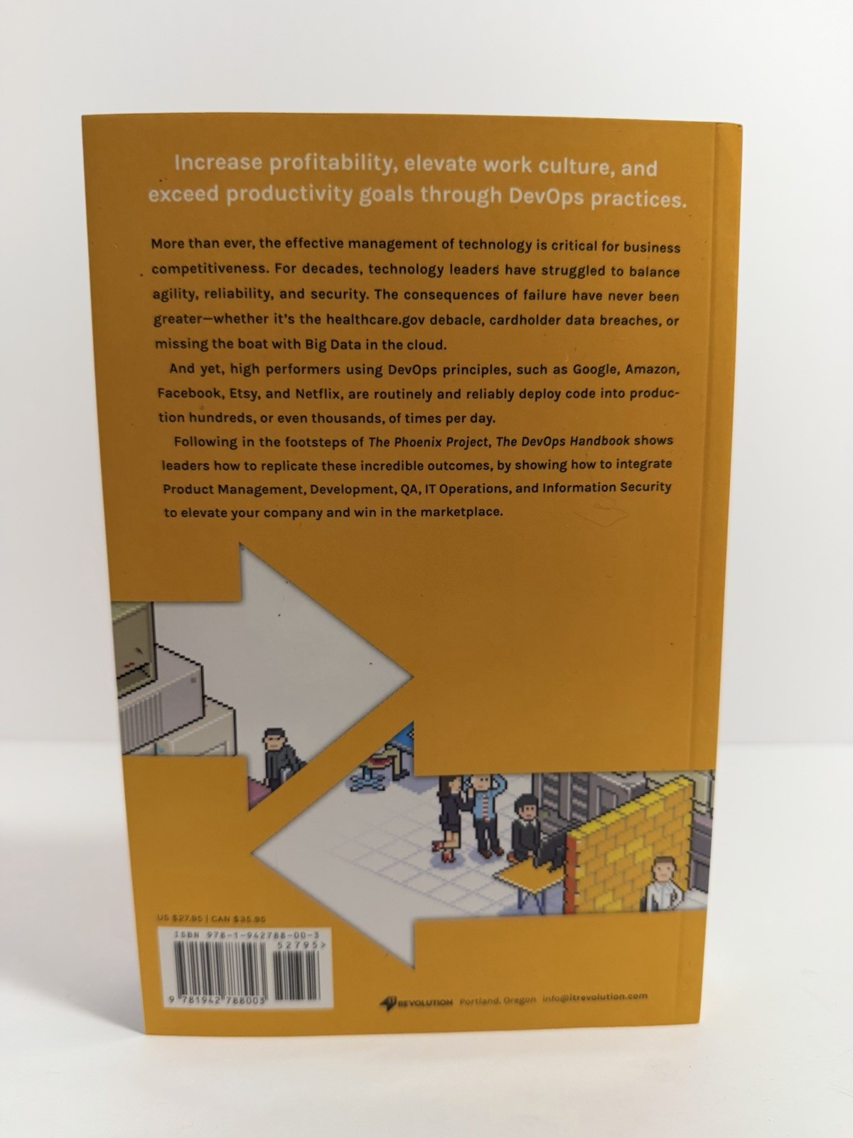The DevOps Handbook Gene Kim Jez Humble Paperback Technology DevOps Guide
