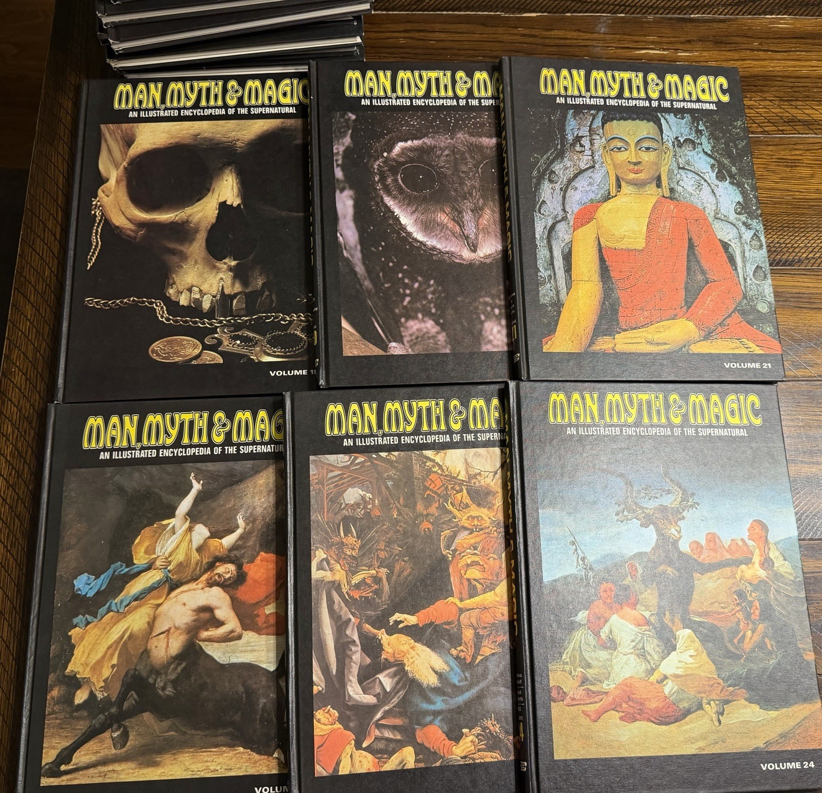 Man Myth & Magic 24 Volume Complete Set Illustrated Encyclopedia Supernatural