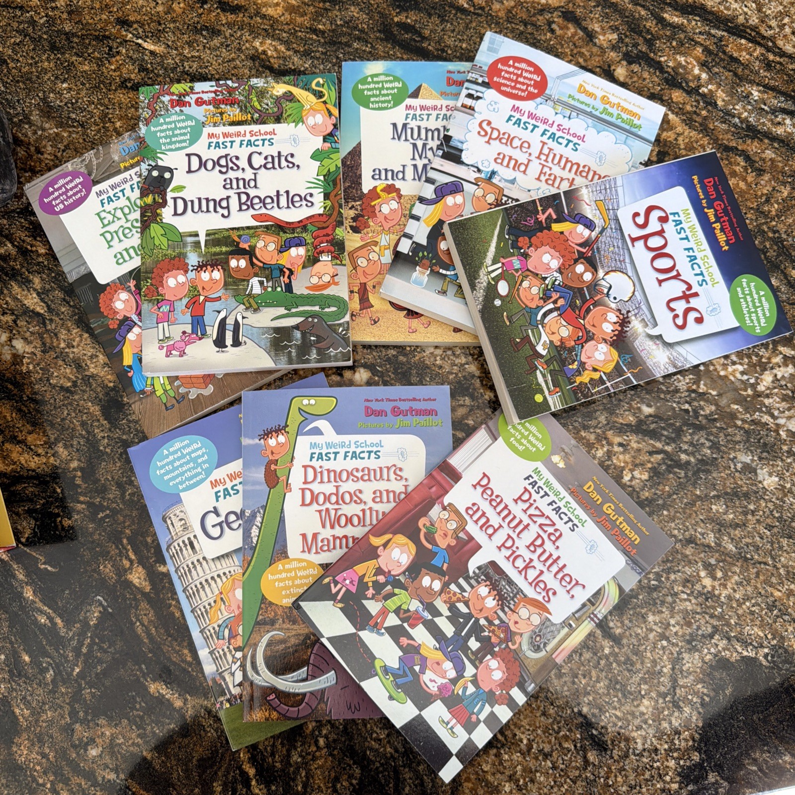 My Weird School Fast Facts By Dan Gutman: 8 Books Box Set – Ages 6-10 – PB
