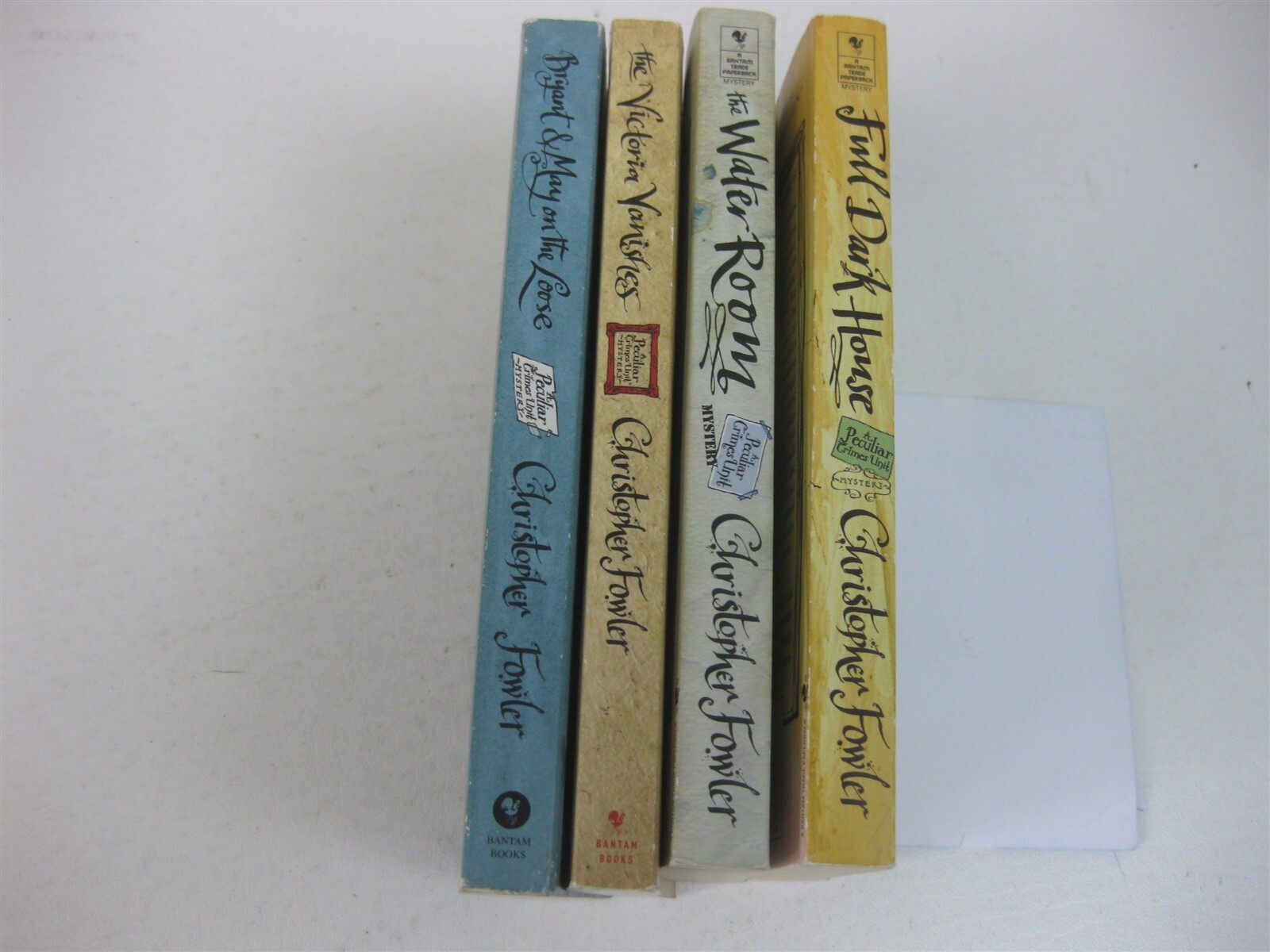Christopher Fowler Lot 4 Bryant & May Peculiar Crimes Mystery Paperbacks