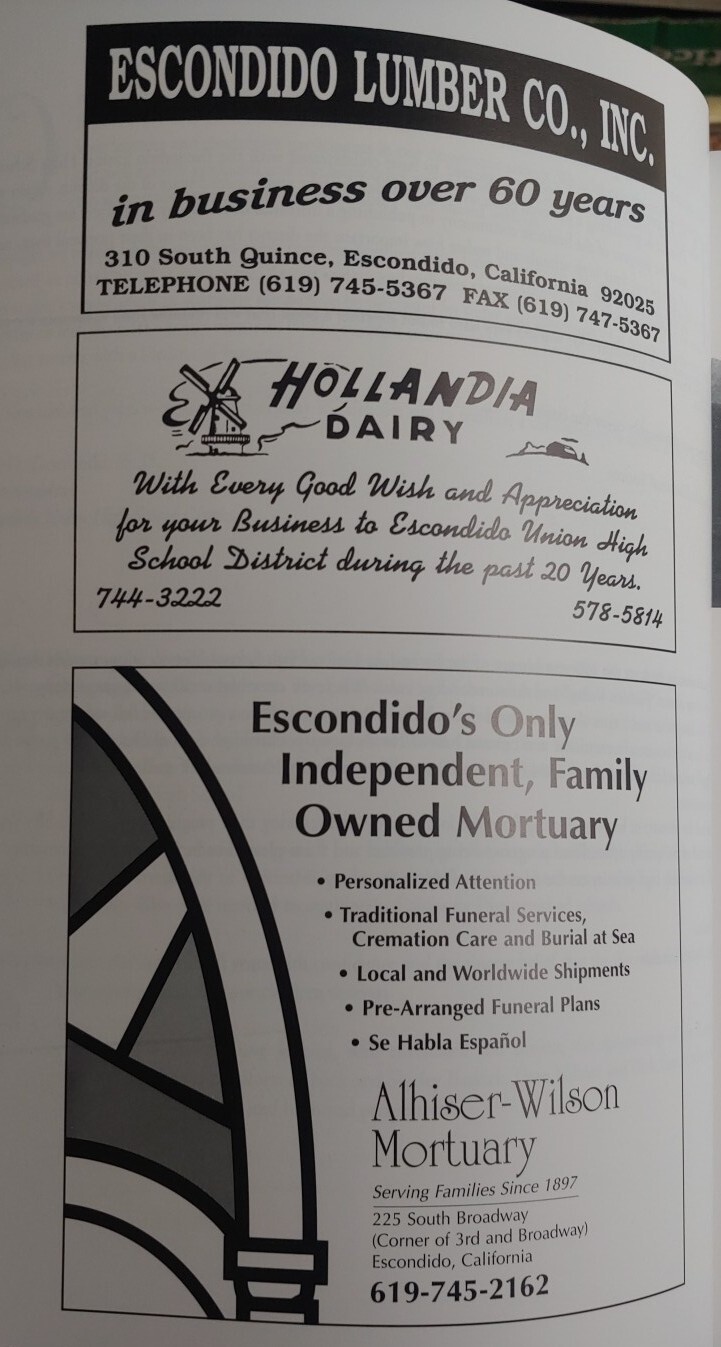 Escondido Union High School History, 100 Years of Excellence