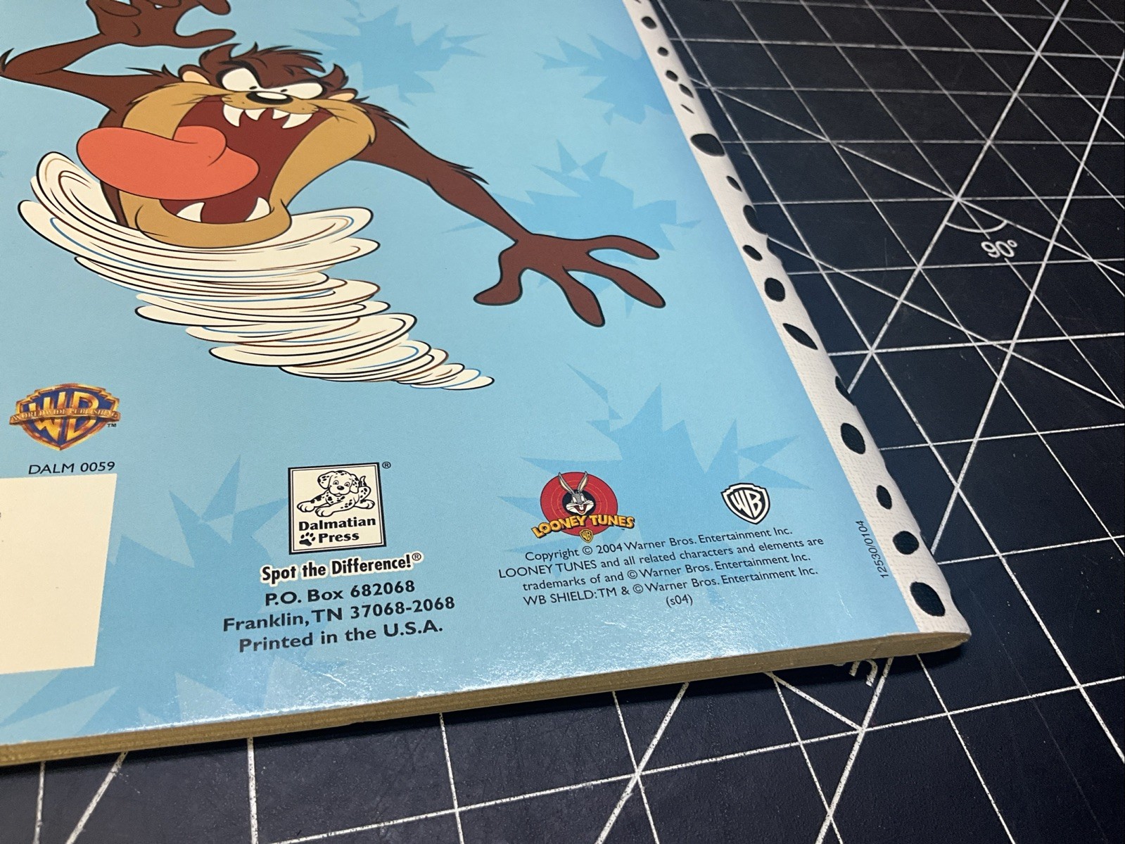 Favorite Book To Color Taz – Dalmatian Press 2004 Taz Fantaztic! 12530