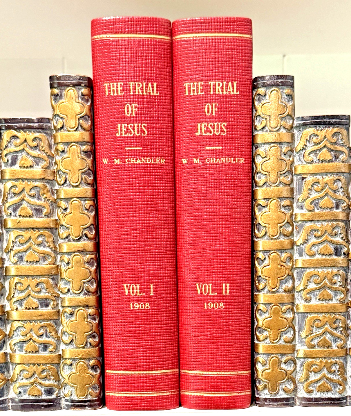 First Edition 1908 Trial of Jesus From a Lawyer’s Standpoint; W. M. Chandler; HC