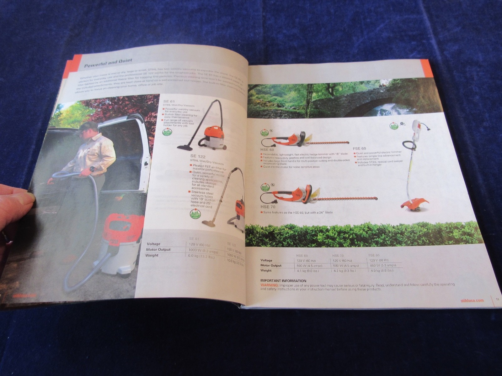 STIHL 2011 Power Tools & Accessories Dealer Catalog Chainsaws Gear +++ C487